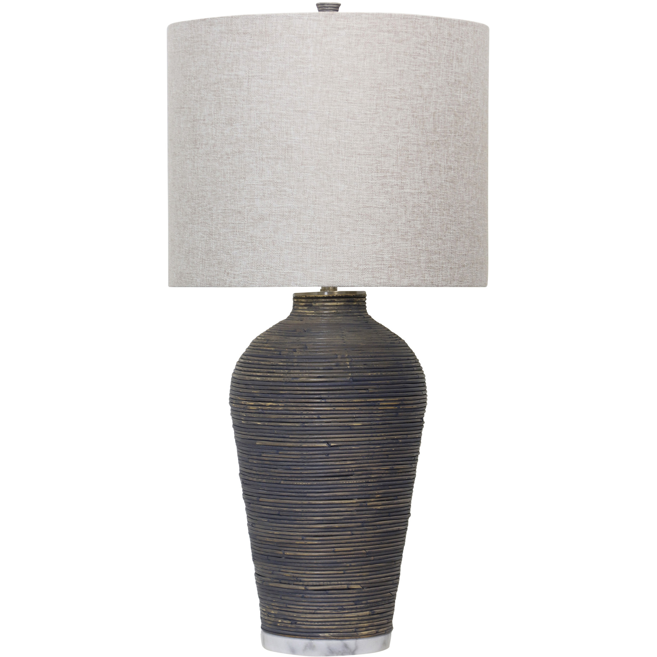 Windward 38 inch 150.00 watt Dark Brown and White Table Lamp Portable Light