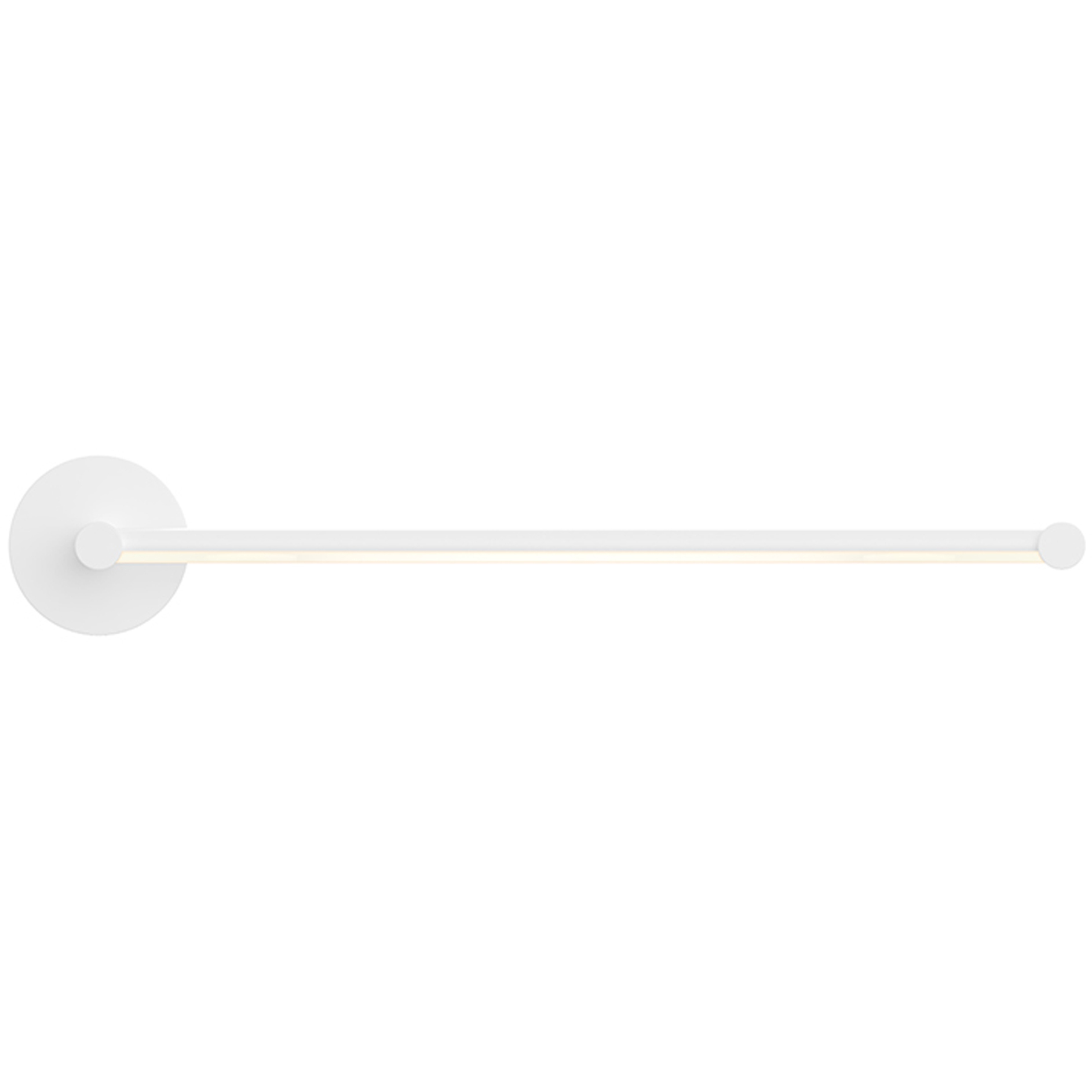 Purolinear 360 LED 25 inch Satin White ADA Wall Bar Light Wall Light