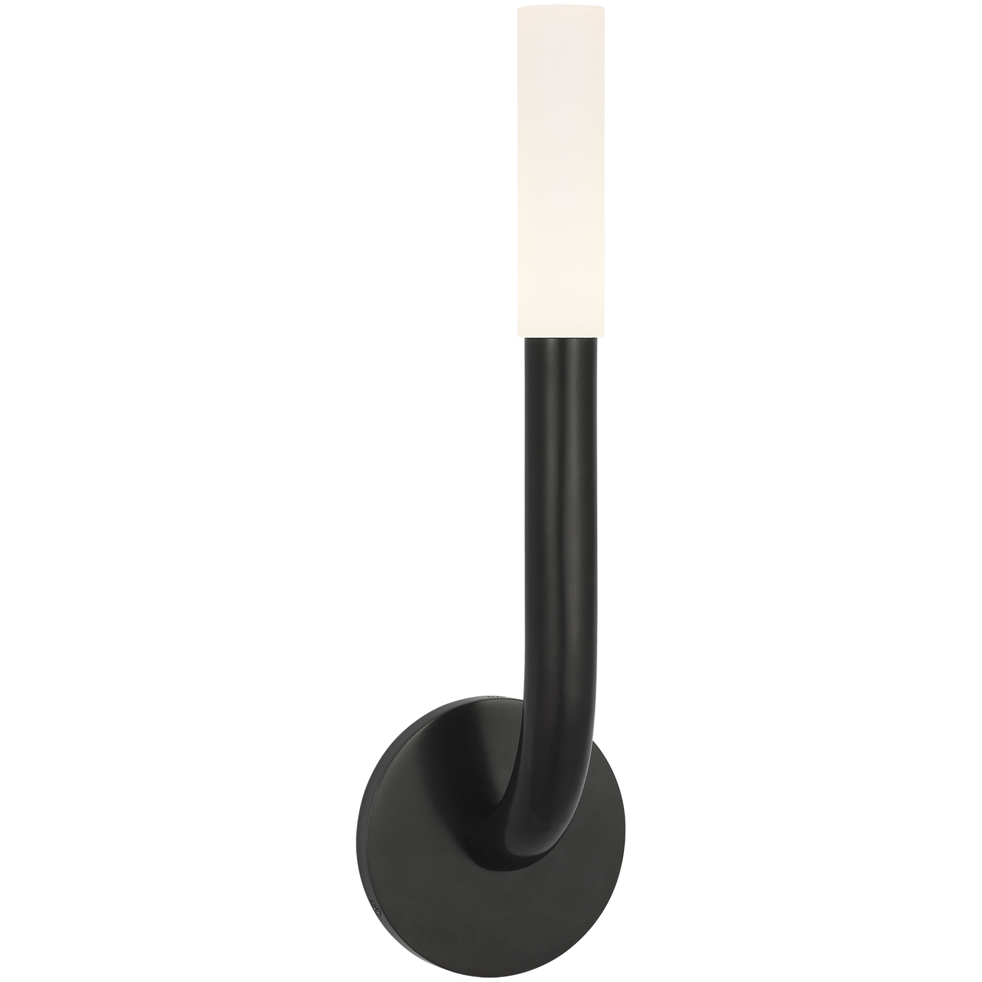 Kelly Wearstler Rousseau LED 4.5 inch Bronze ADA Single Sconce Wall Light in Etched Crystal