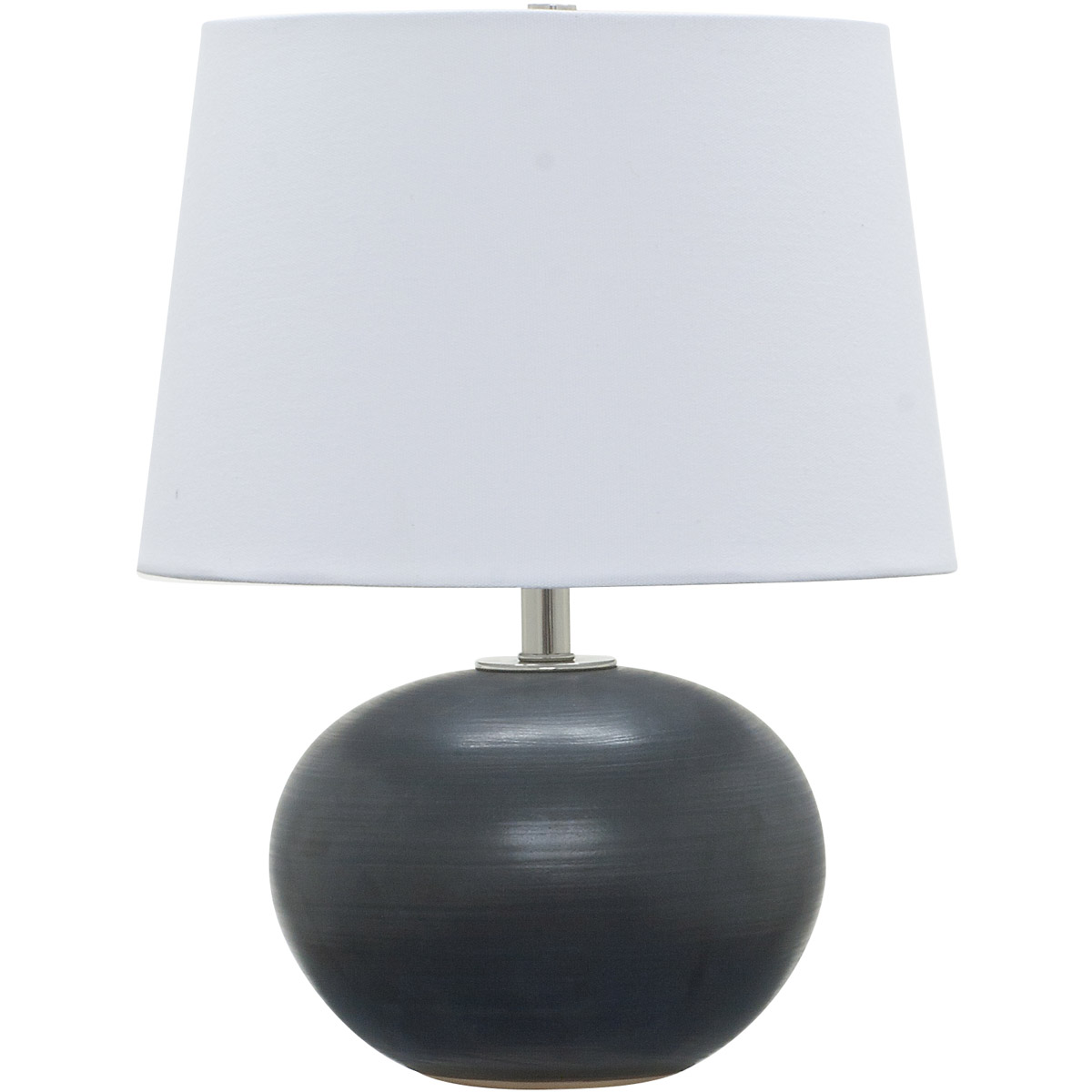 Scatchard 17 inch 100 watt Black Matte Table Lamp Portable Light