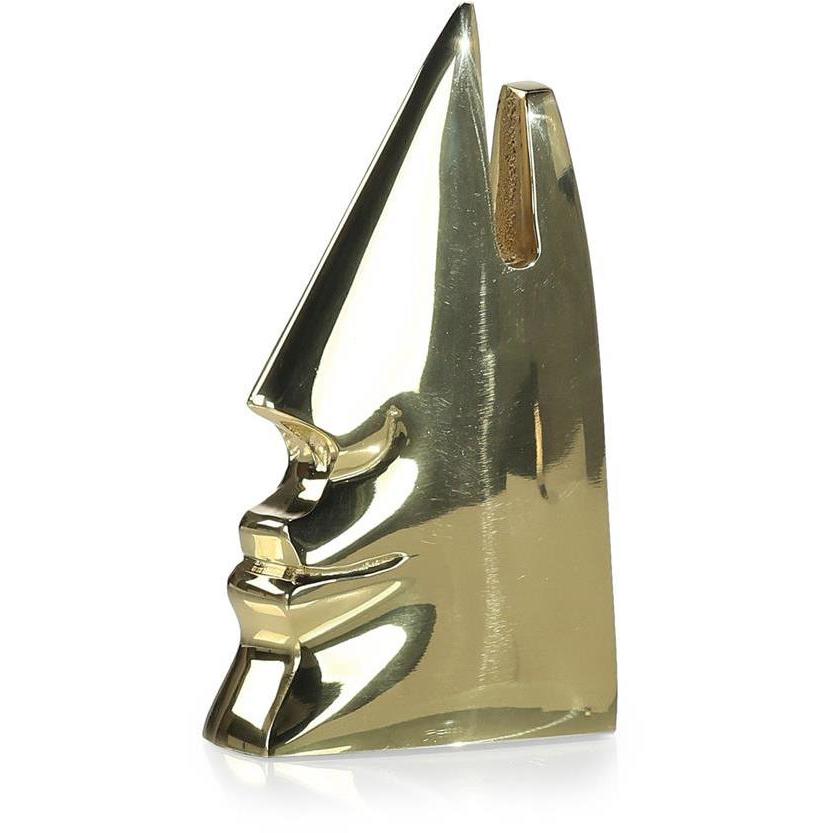 Brass Ridges 6 X 3 inch Sculpture