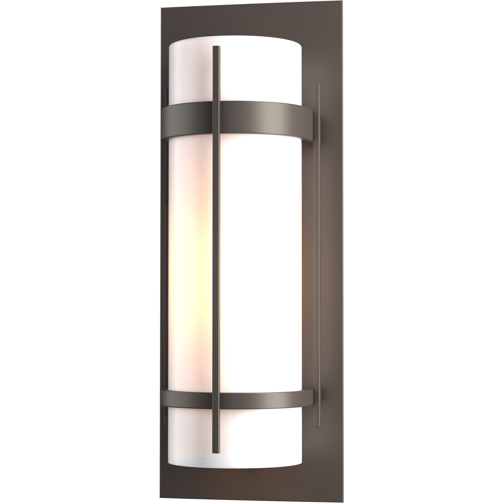 Banded 1 Light 20.8 inch Coastal Dark Smoke Outdoor Sconce, Large - Open Box