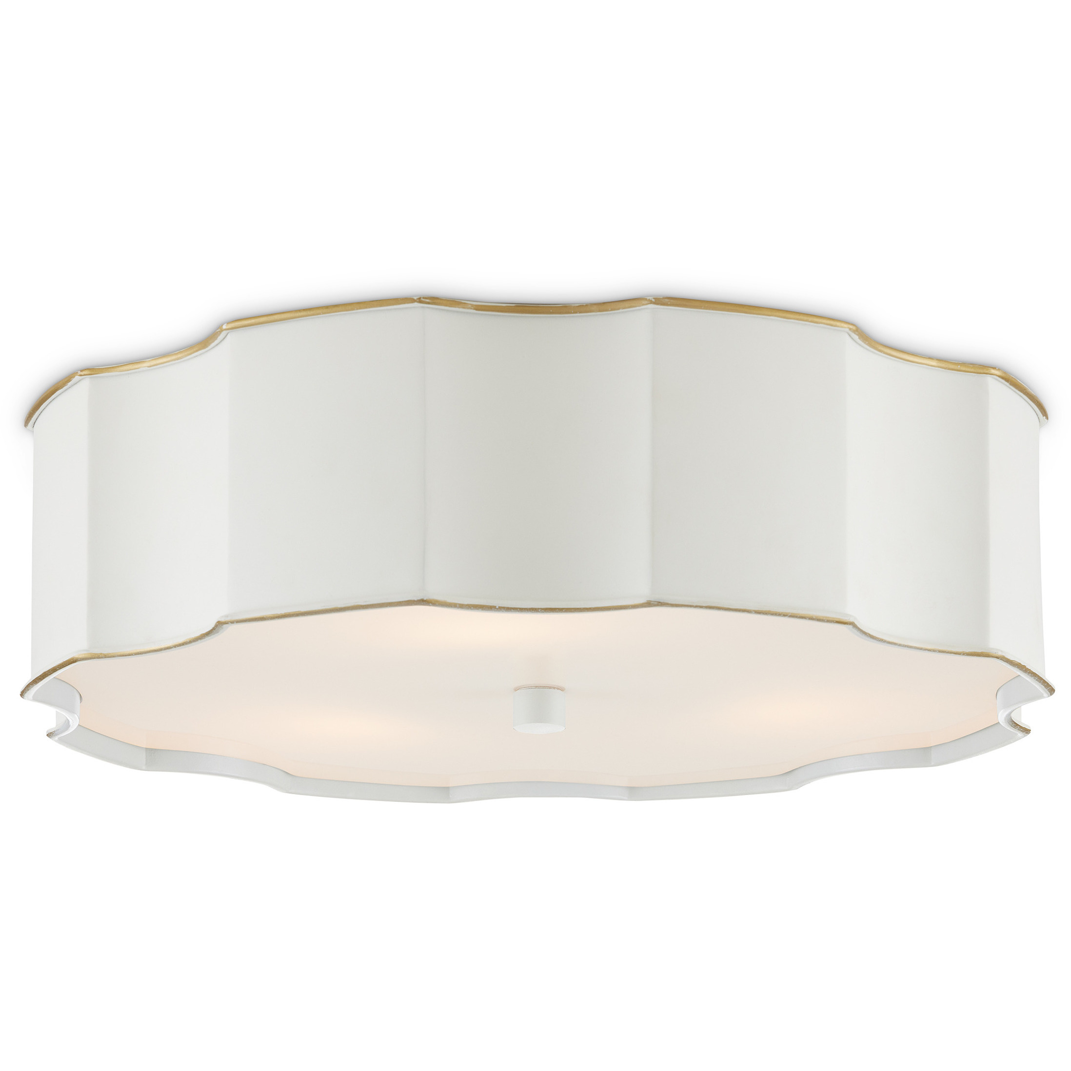 Wexford 3 Light 19.25 inch Snow White Flush Mount Ceiling Light