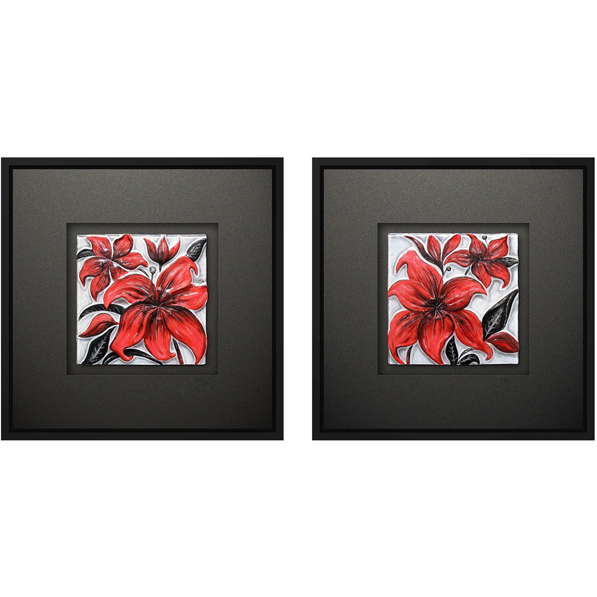 Red Hot Wall Art, Set of 2