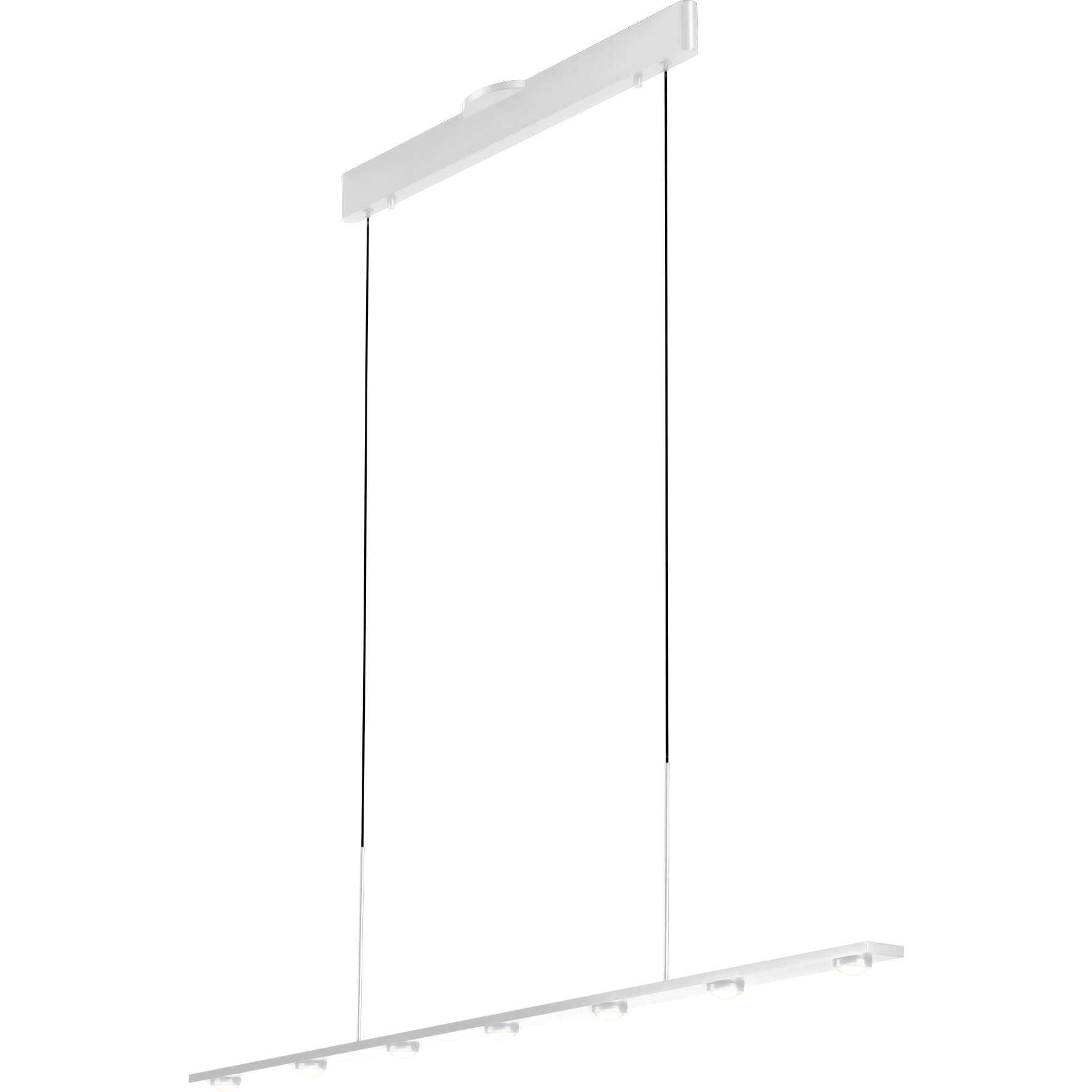 Aurora 7 Light 5 inch Matte White Pendant Ceiling Light
