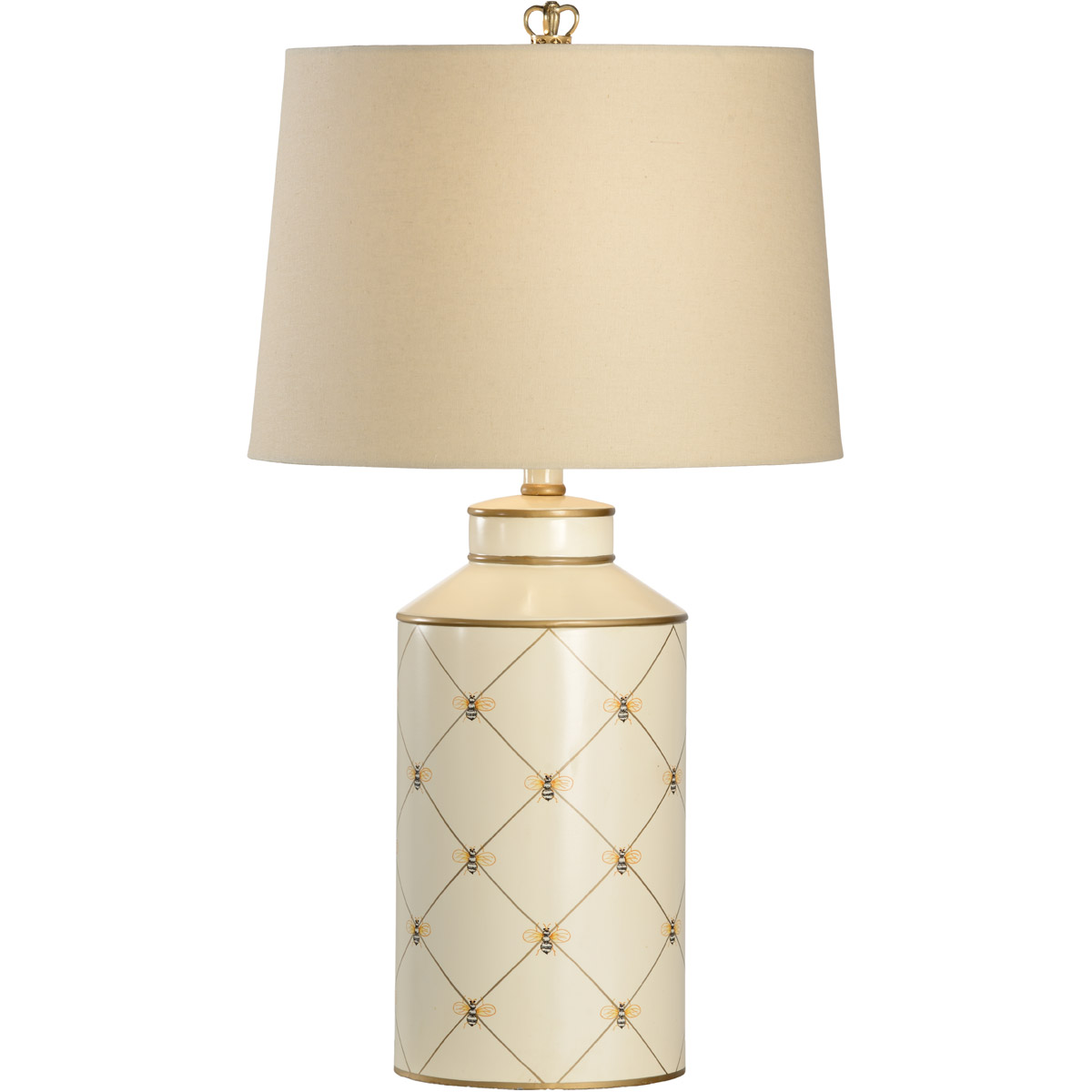 Chelsea House 29 inch 100.00 watt Gold Accents on Cream Table Lamp Portable Light