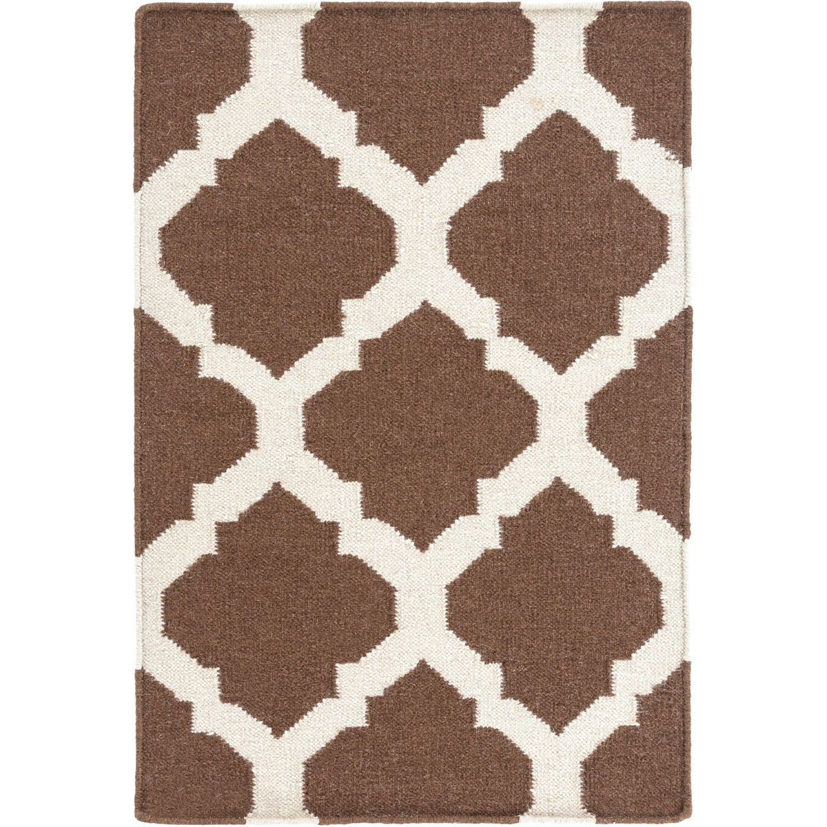 Frontier 36 X 24 inch Dark Brown, Beige Rug