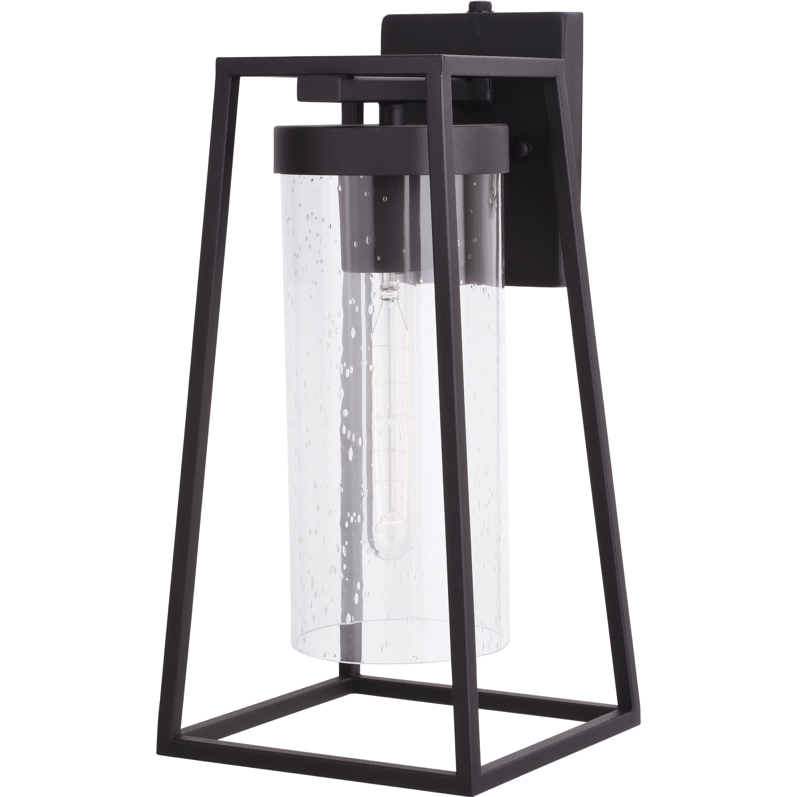 Nash LED 15.75 inch Textured Black Outdoor Wall