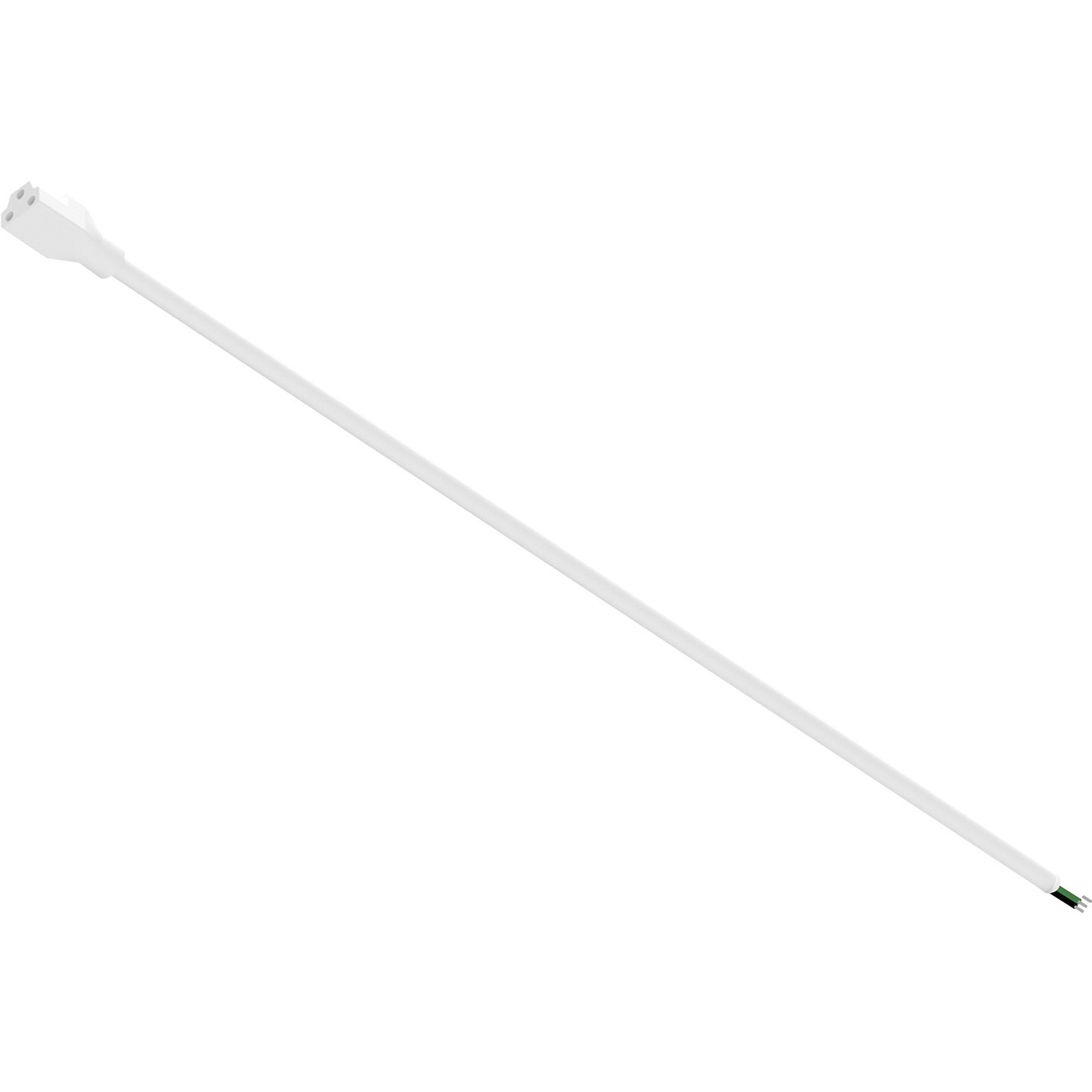 LEDUR 72 inch Matte Powder White Under Cabinet Hardwire Power Cord
