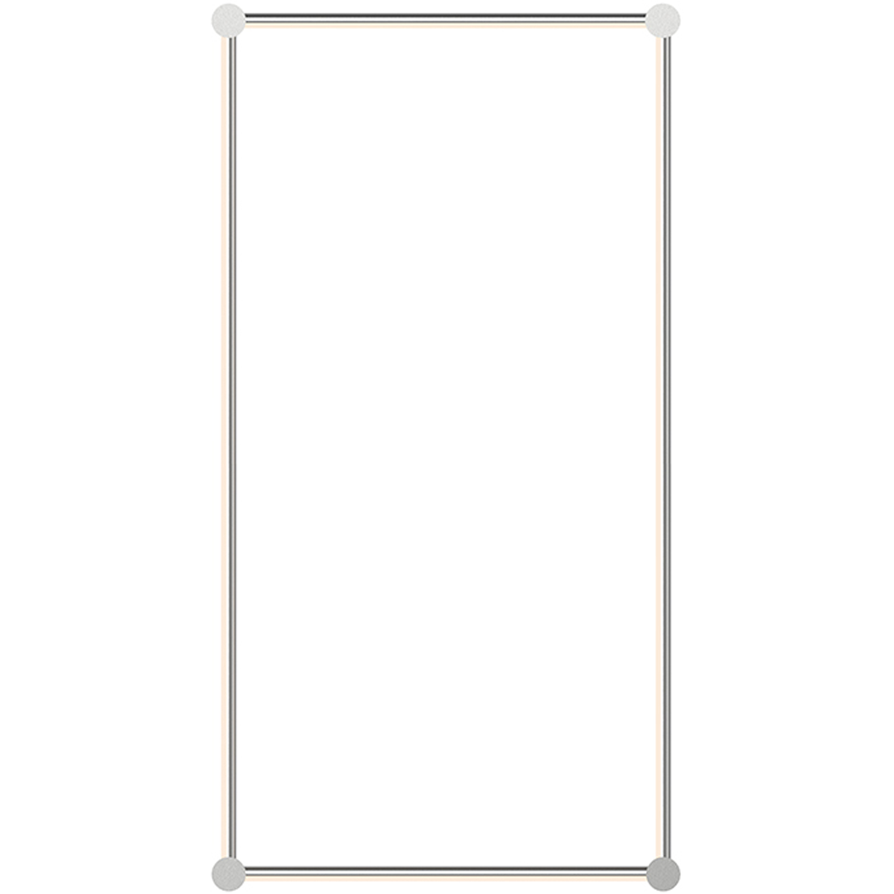 Purolinear 360 LED 25 inch Satin Chrome ADA Wall Bar Light Wall Light