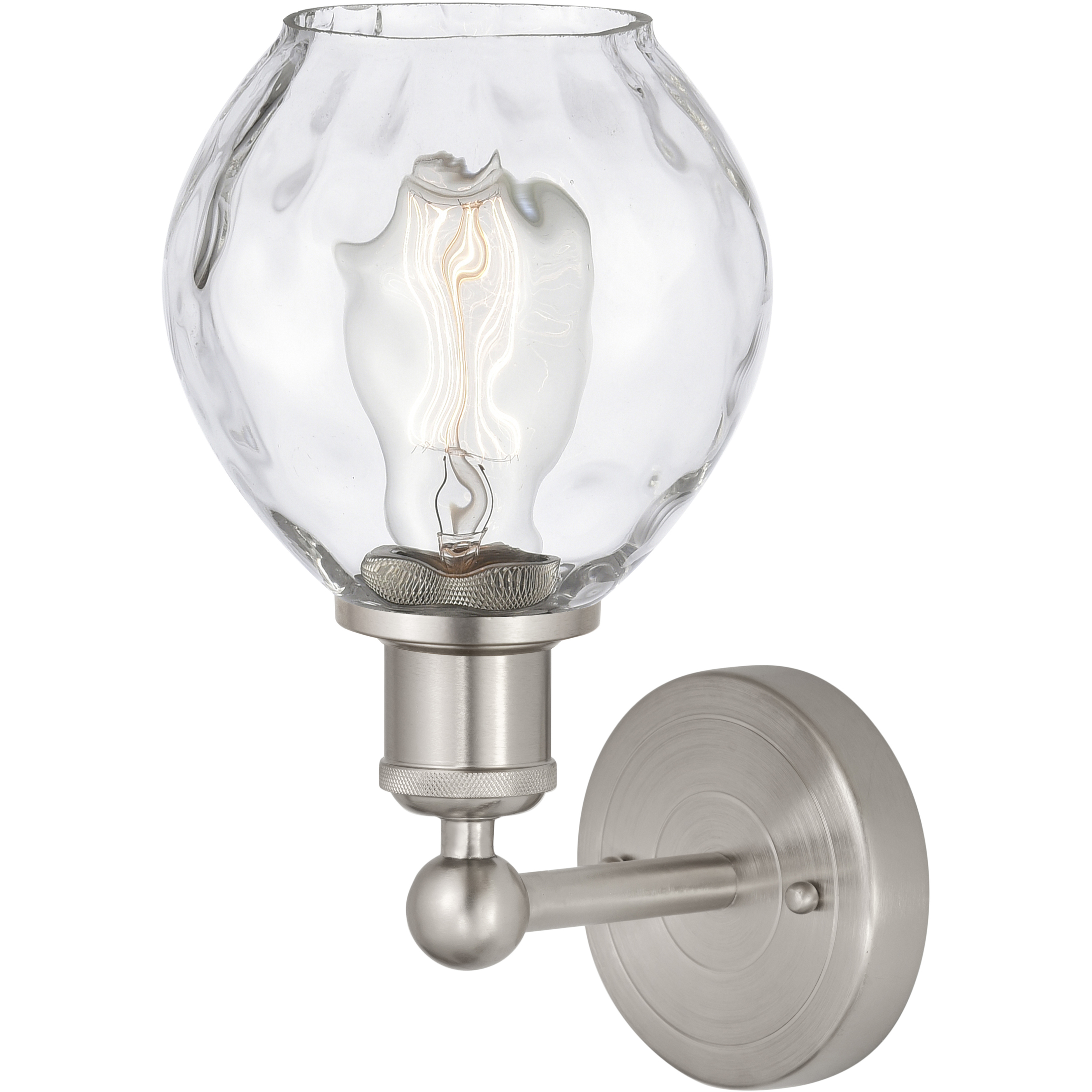 Edison Waverly 1 Light 6 inch Brushed Satin Nickel Sconce Wall Light