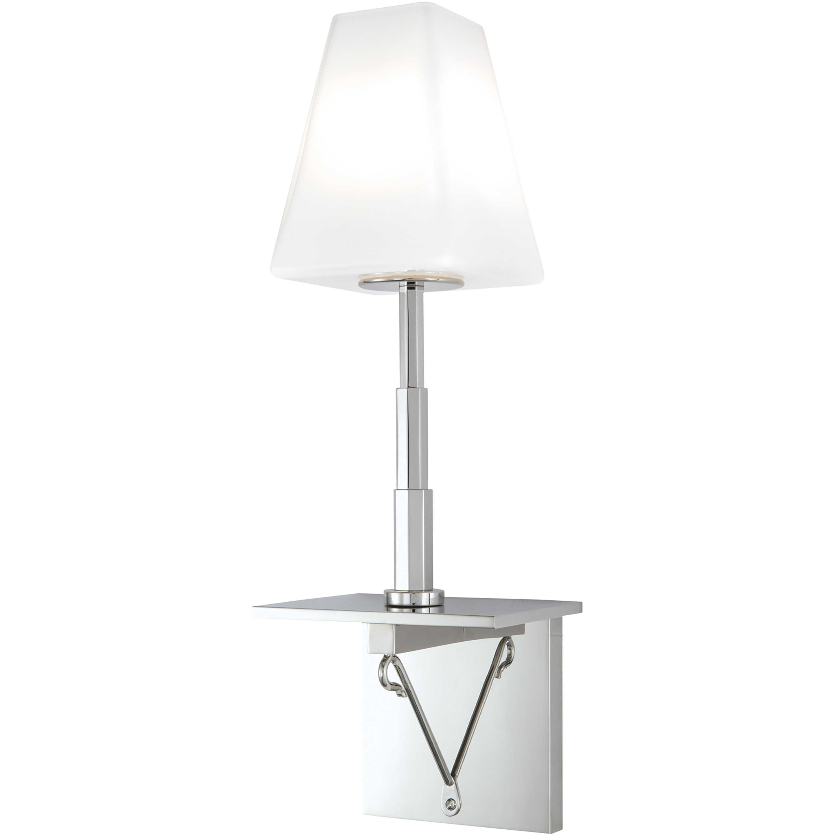 Metro 1 Light 4.75 inch Polished Nickel Sconce Wall Light
