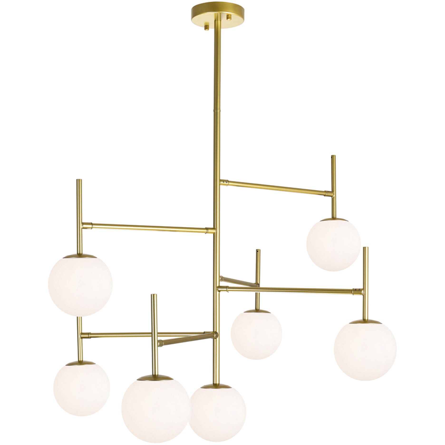 Tourch LED 30 inch Medallion Gold Down Chandelier Ceiling Light