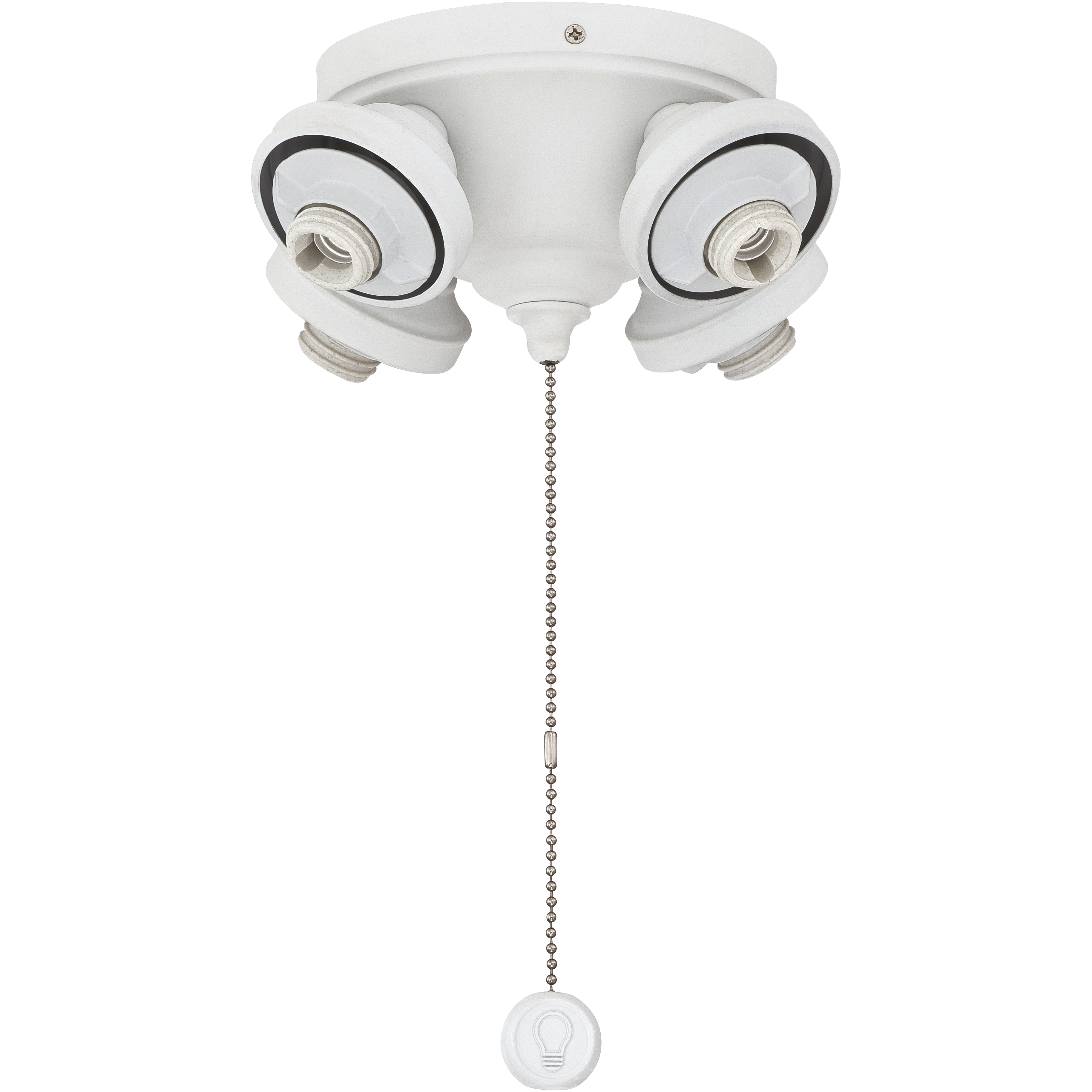 Fitters 4 Light Matte White Fan Light