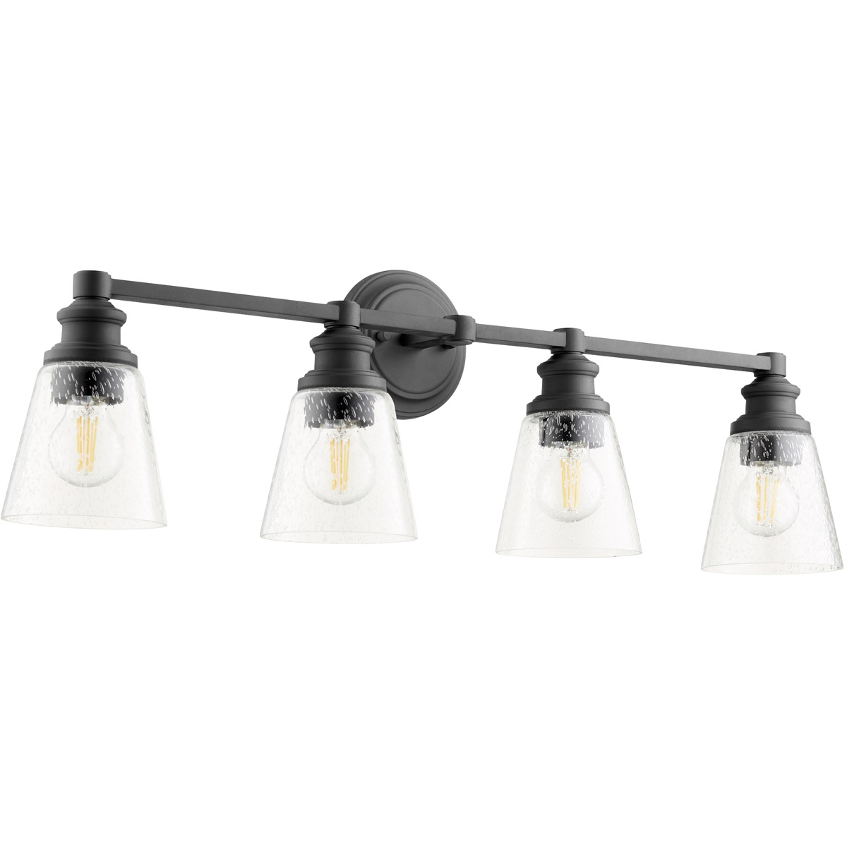 Dunbar 4 Light 32 inch Noir Vanity Light Wall Light