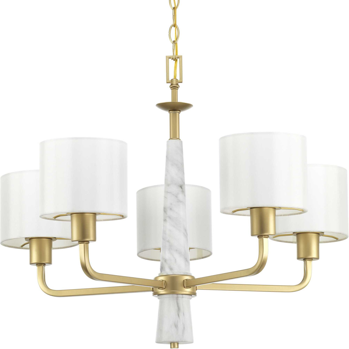 Palacio 5 Light 27 inch Vintage Gold Chandelier Ceiling Light, Design Series