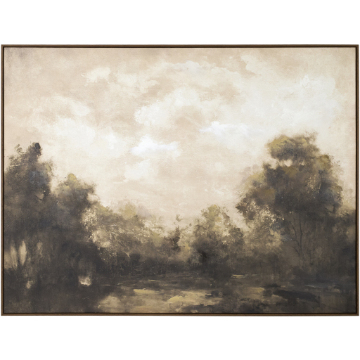 Lassen Stained 25 and Hand Painted Framed Art