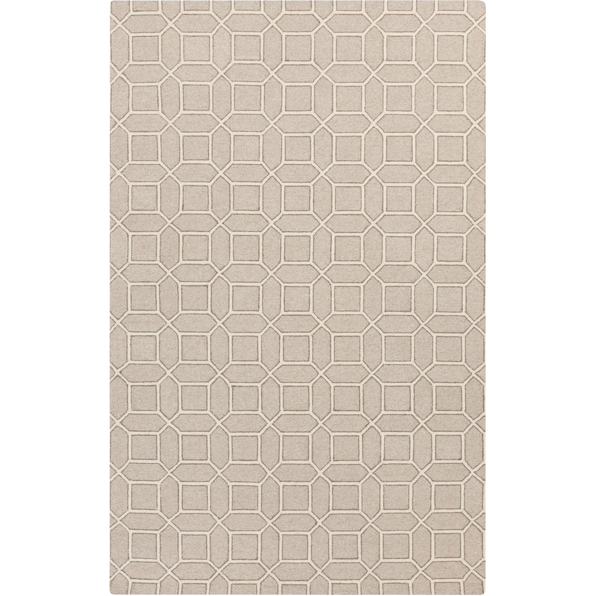 Lucka 36 X 24 inch Neutral and Neutral Area Rug, Wool