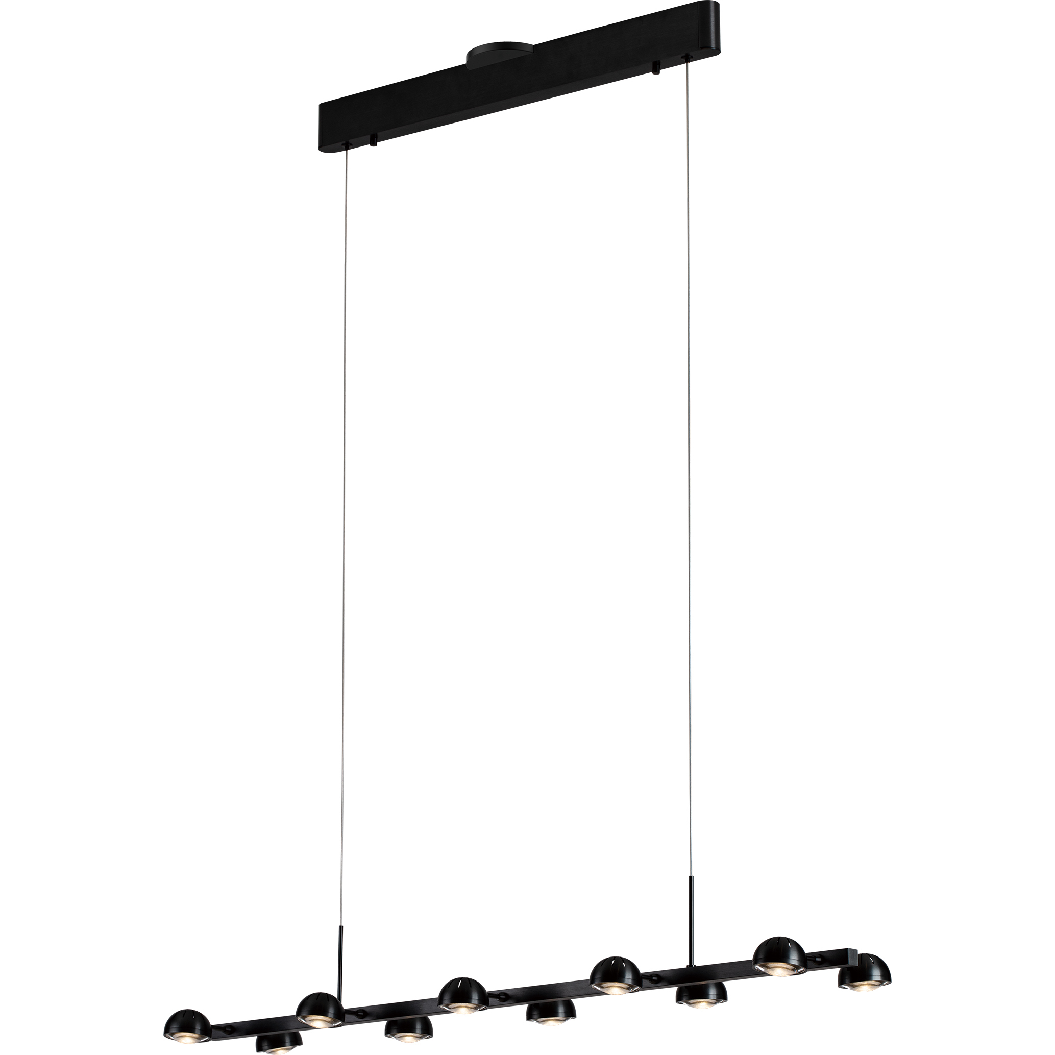 Horoscope 10 Light 9 inch Satin Dark Gray Pendant Ceiling Light