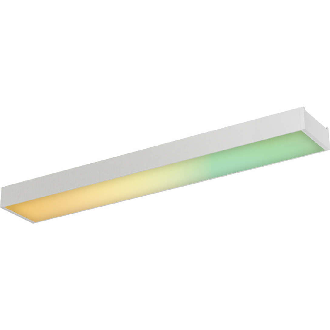Smart Linear LED 12 inch White Linear Ceiling Light, Under Cabinet Kit