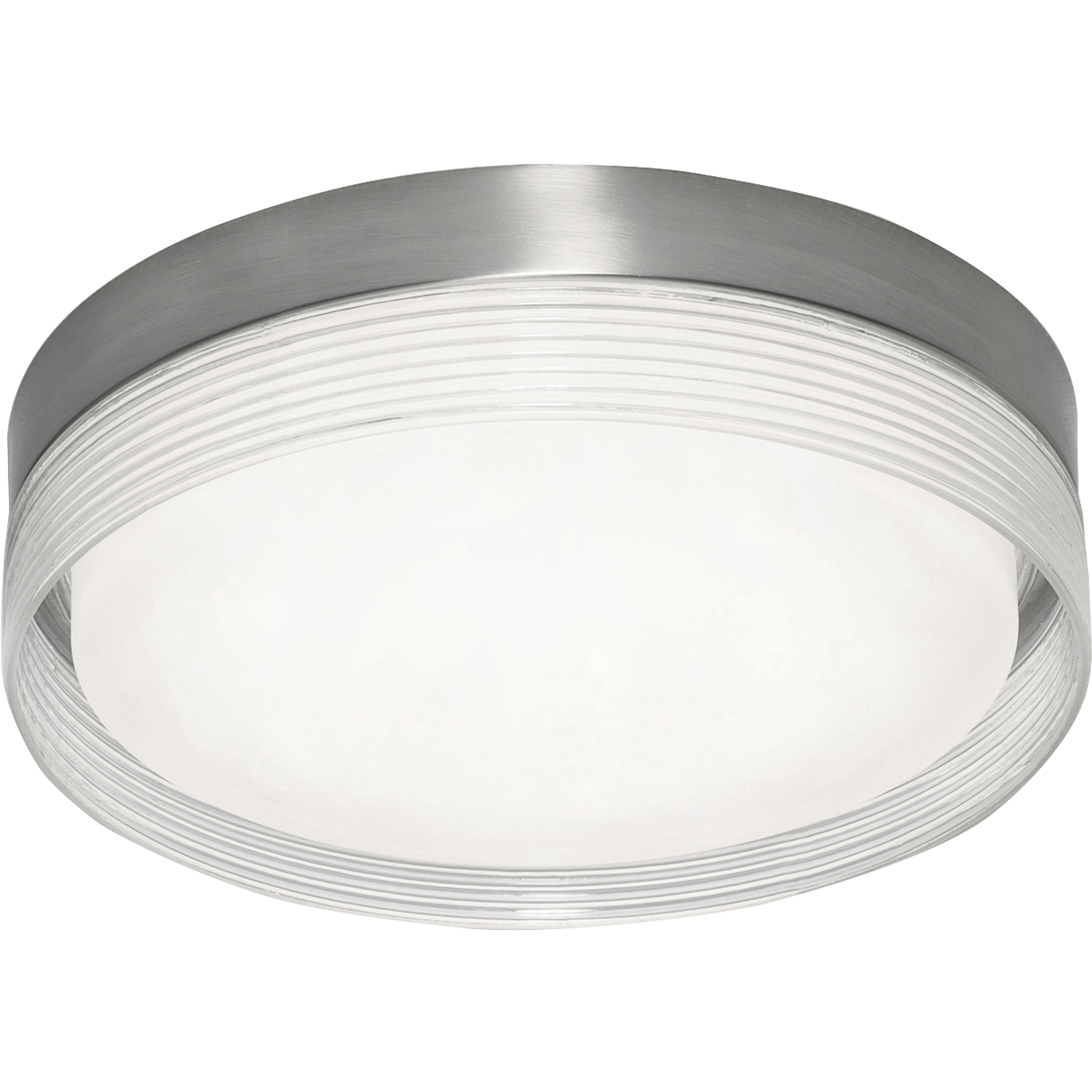 Tribeca 1 Light 16 inch Satin Nickel Flush Mount Ceiling Light