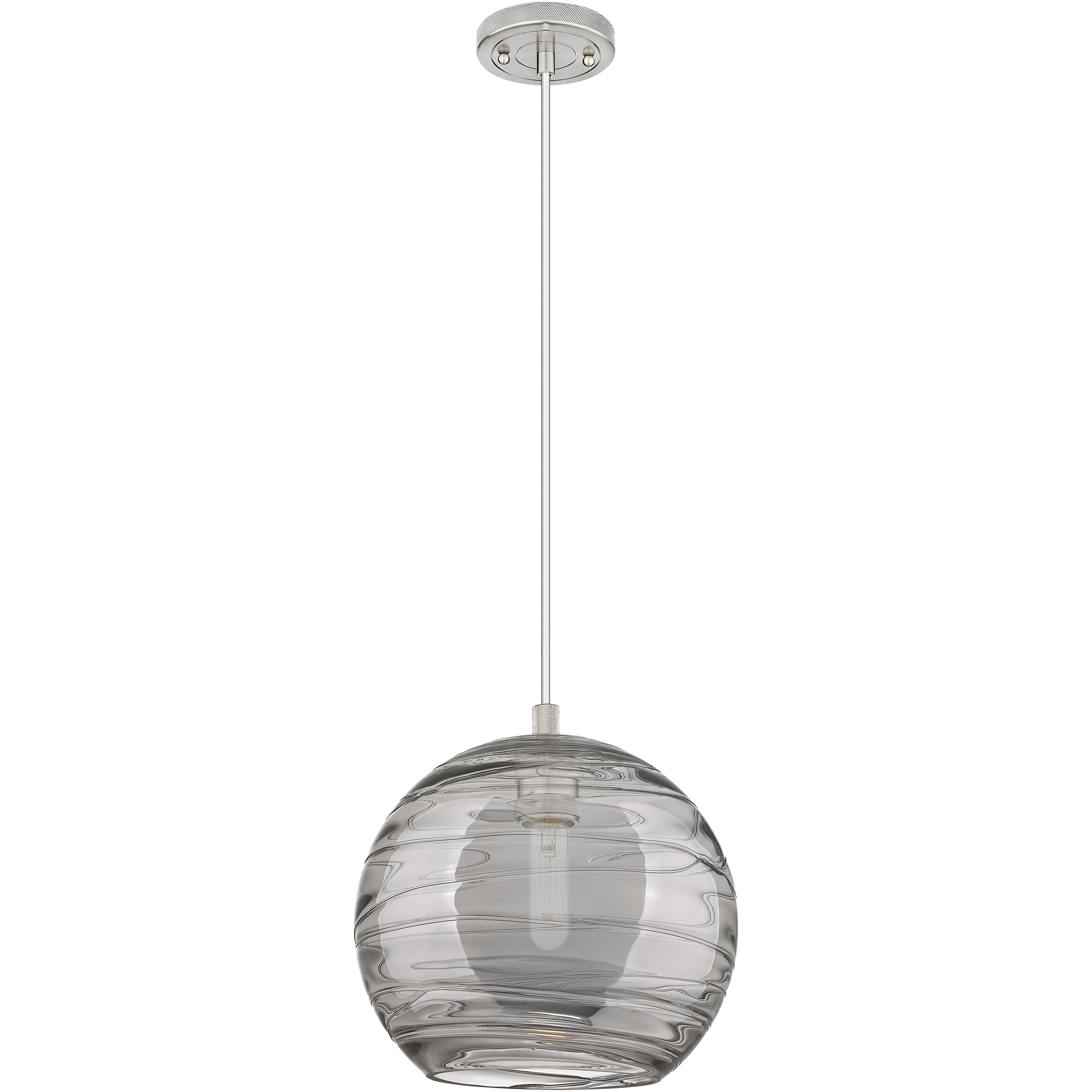 Crown Point 1 Light 10 inch Satin Nickel Pendant Ceiling Light