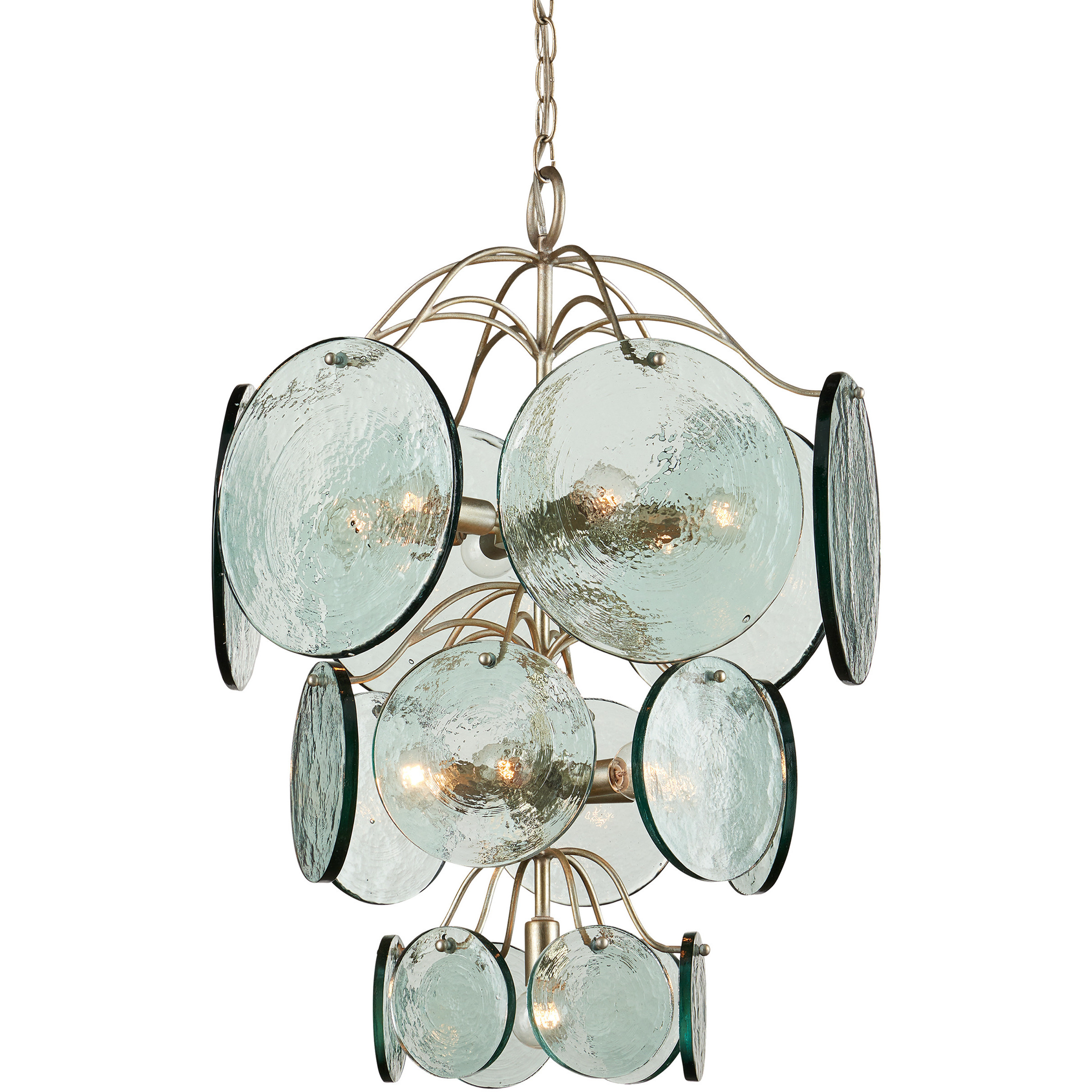 Rovigo 13 Light 20.5 inch Silver Leaf Chandelier Ceiling Light