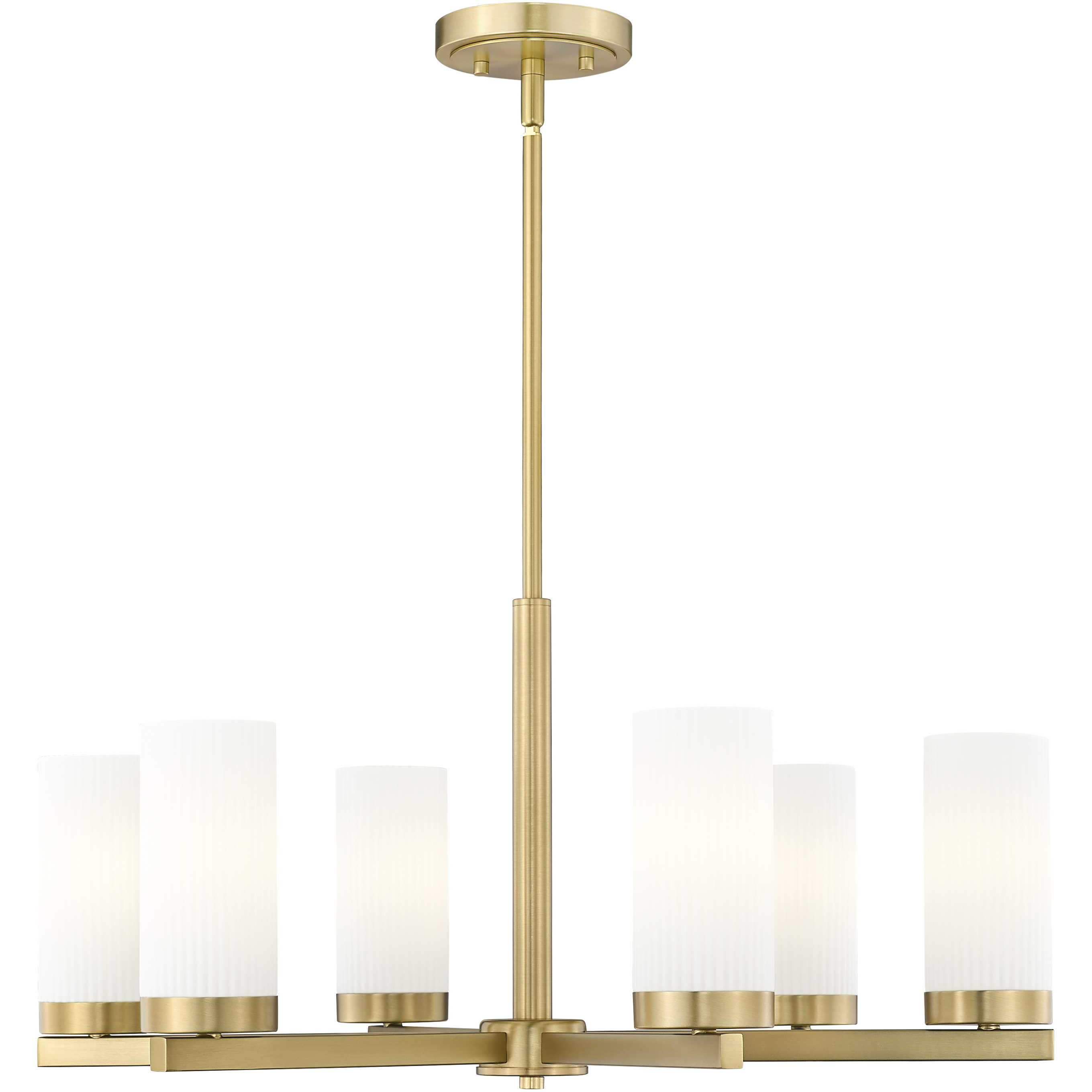 Danica 6 Light 26 inch Modern Gold Chandelier Ceiling Light