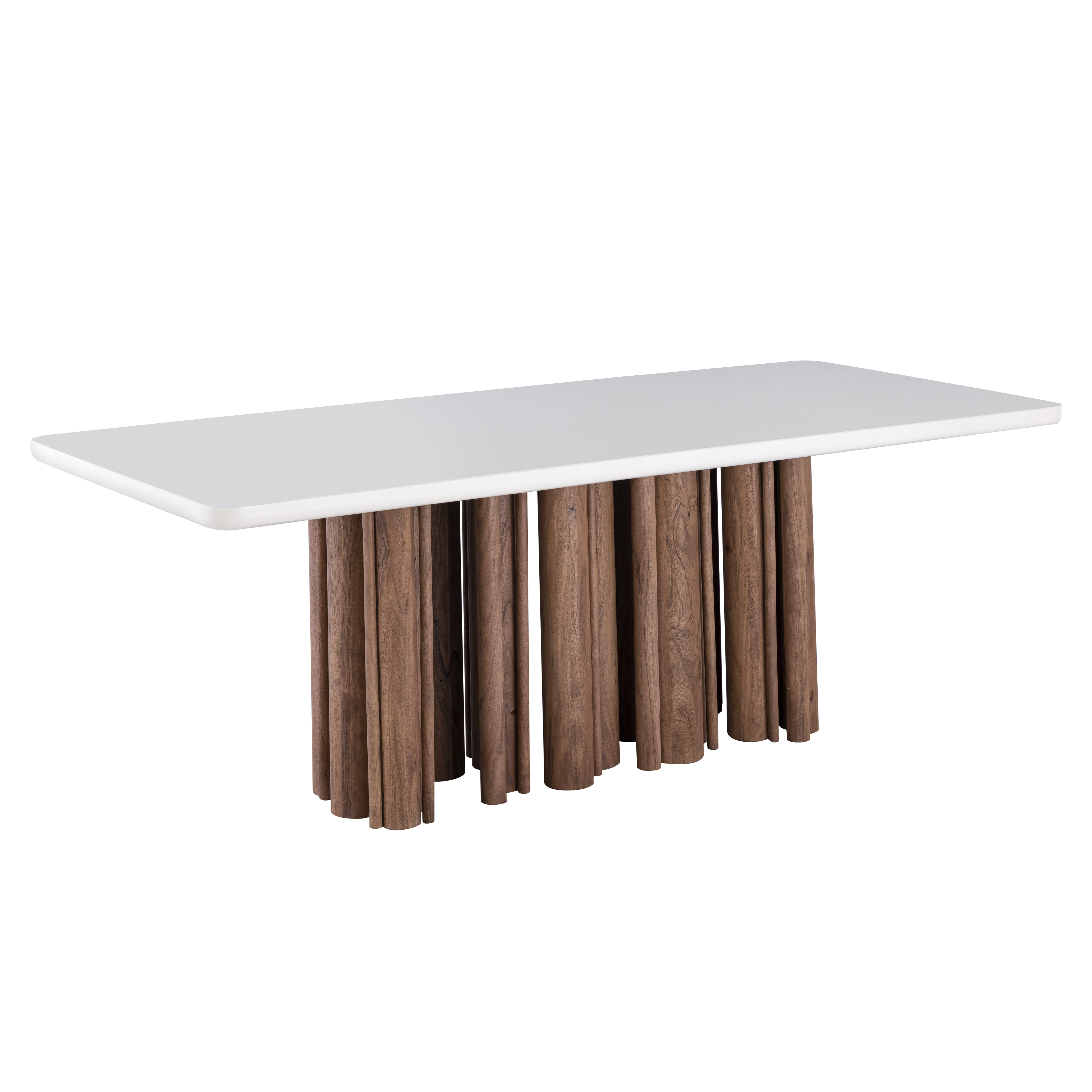 Pier 82 X 36 inch Medium Acacia with Ivory Dining Table