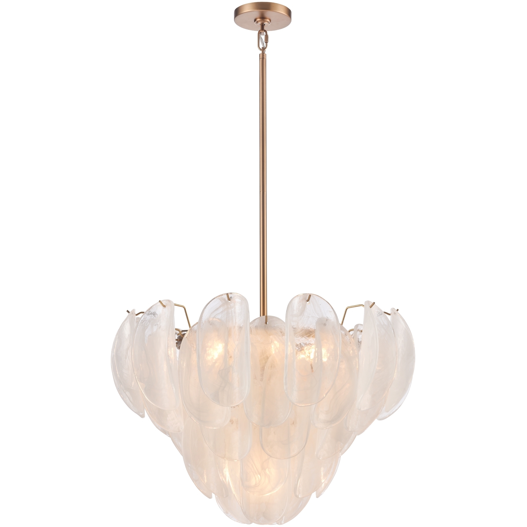 Chateau 7 Light 26 inch Satin Brass Pendant Ceiling Light