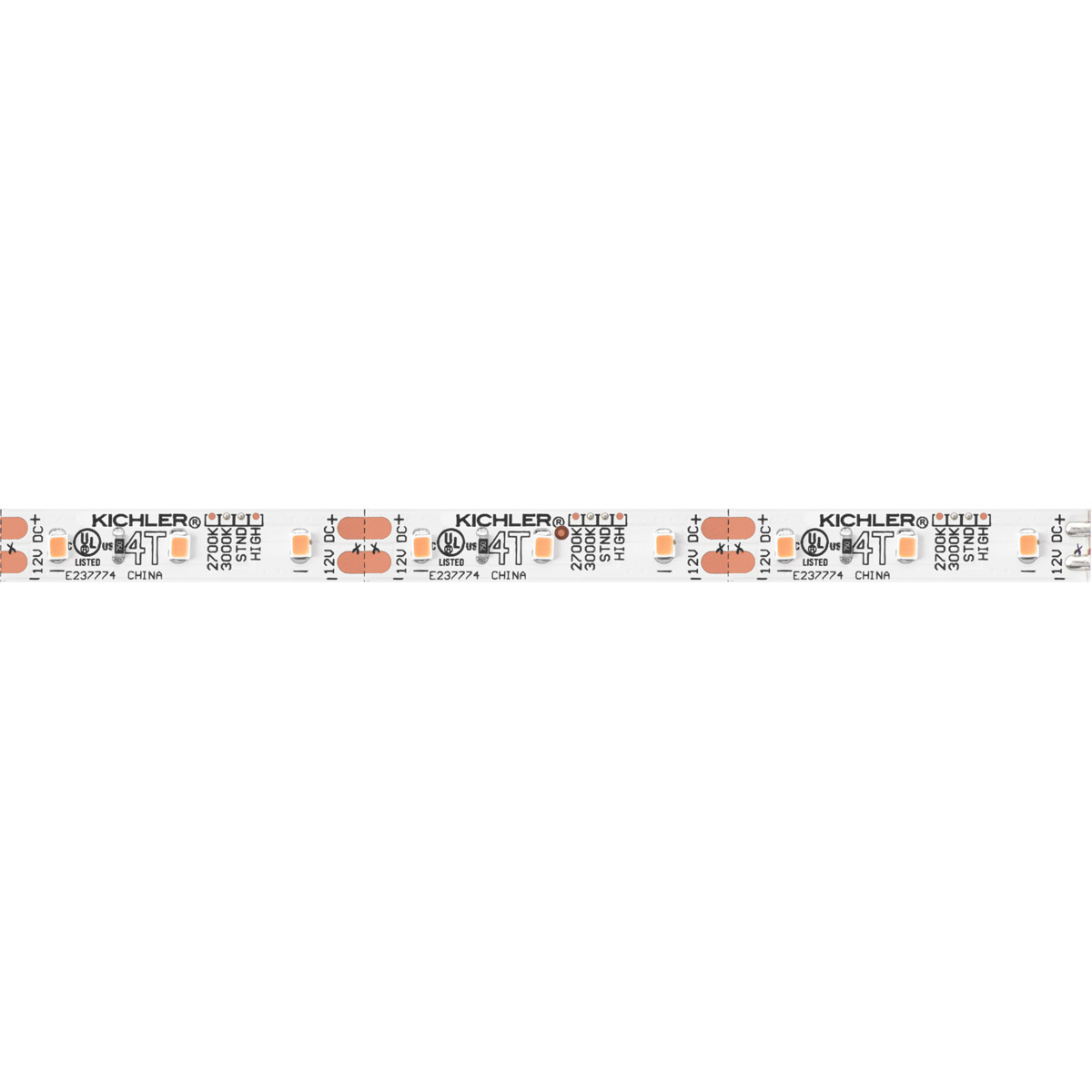 4Tl Dry Tape 12V White Material (Not Painted) 3000K 1200 inch 12V LED Dry Tape
