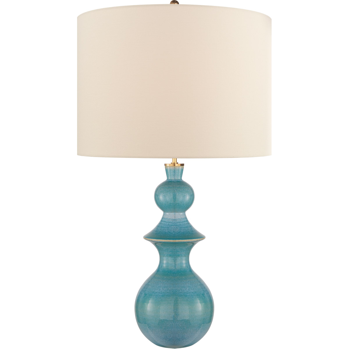 kate spade new york Saxon 37.75 inch 100 watt Sandy Turquoise Table Lamp Portable Light, Large