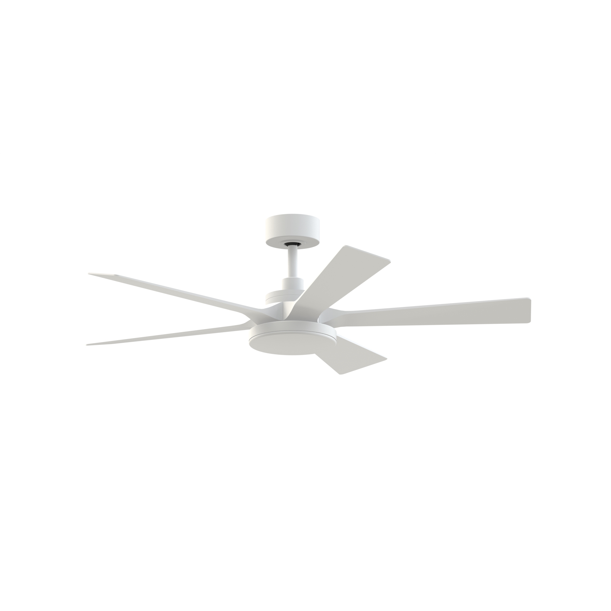 TorchAire 52 52 inch Matte White Ceiling Fan