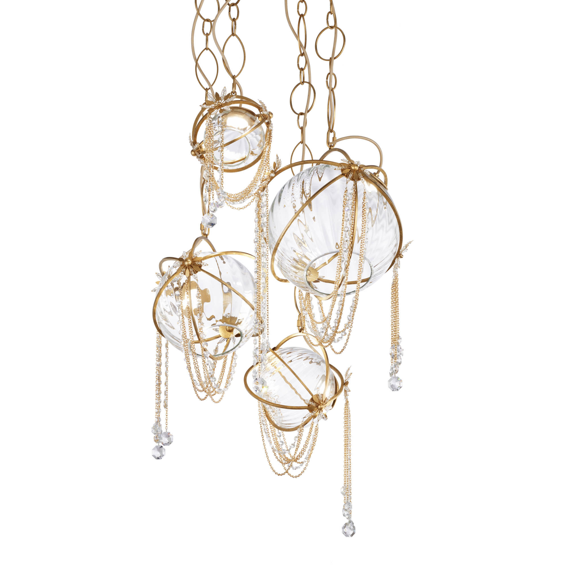 Forever Revere LED 24.13 inch Heirloom Gold Chandelier Ceiling Light