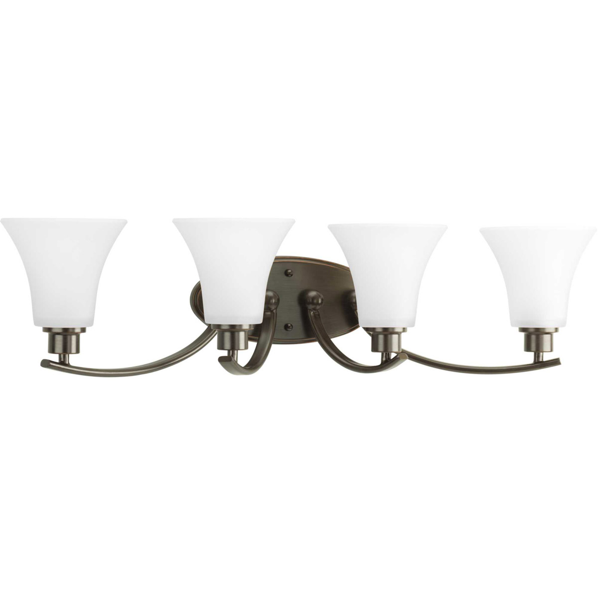 Joy 4 Light 30 inch Antique Bronze Bath Vanity Wall Light