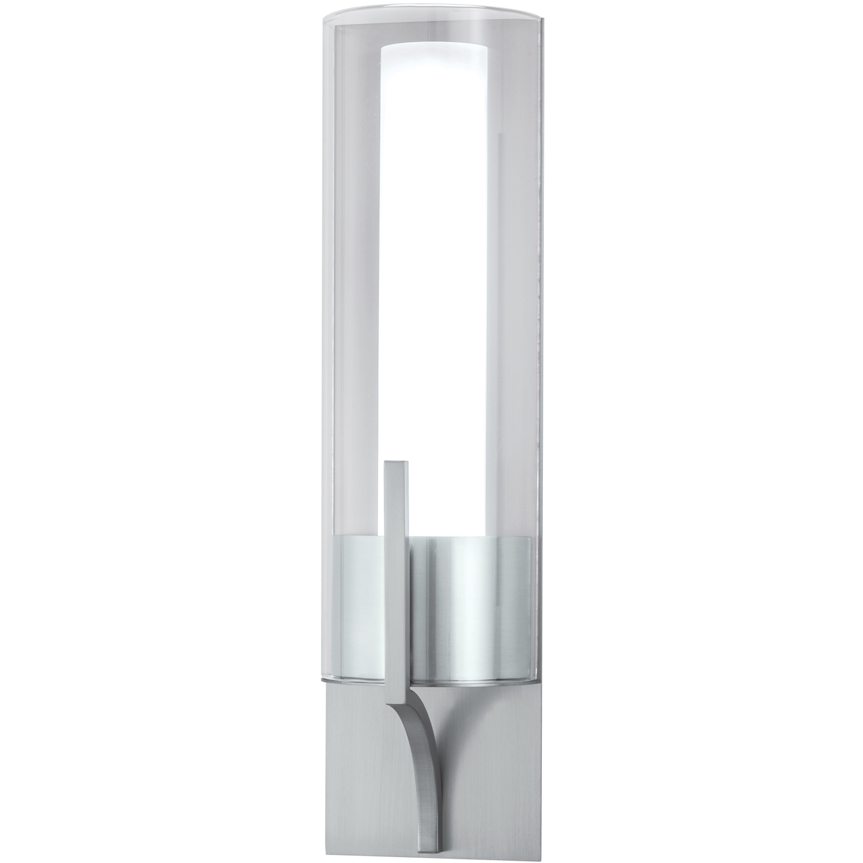 Slope Sconce Wall Light in Brushed Nickel