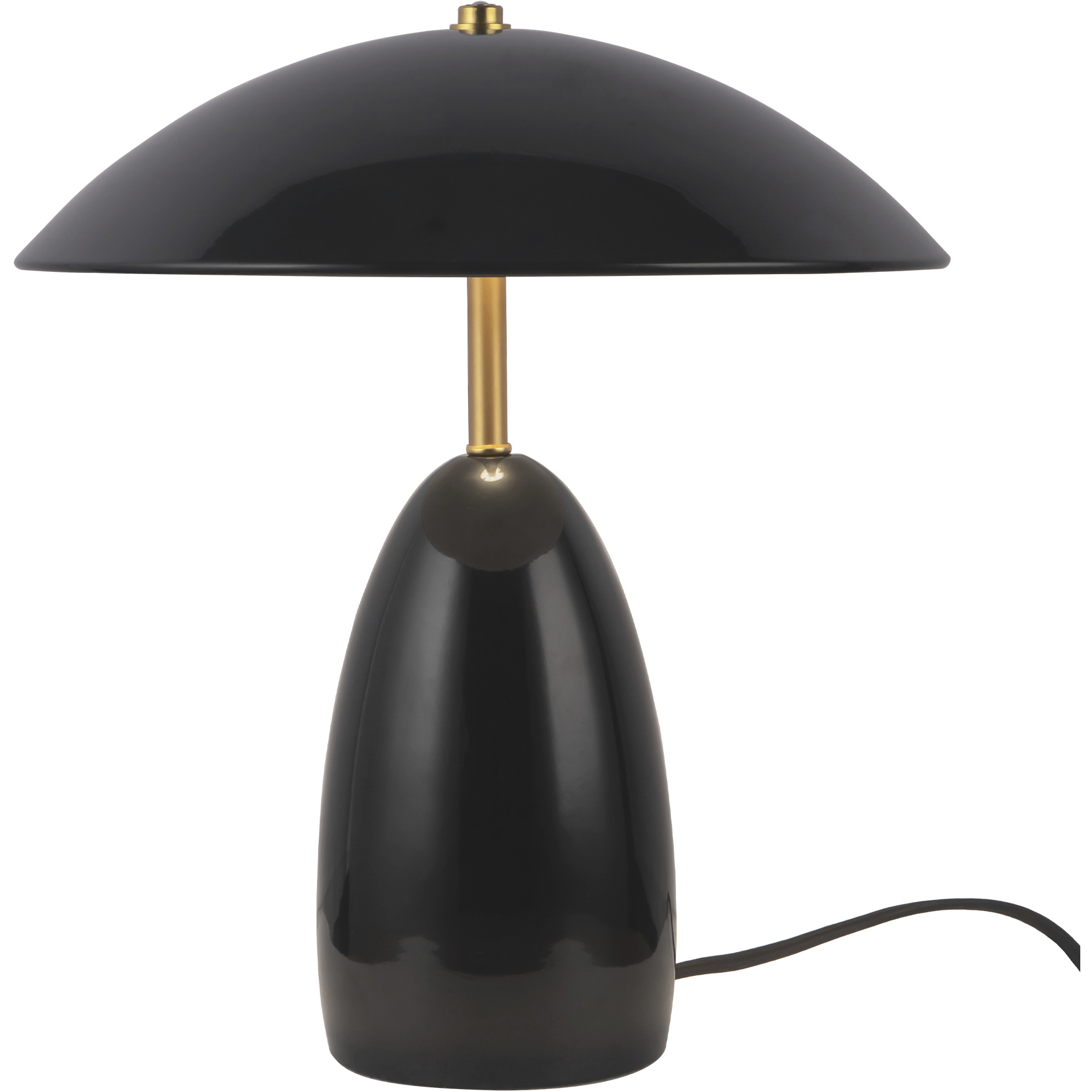 Alora Mood Poppy 13.88 inch 8 watt Glossy Black Table Lamp Portable Light