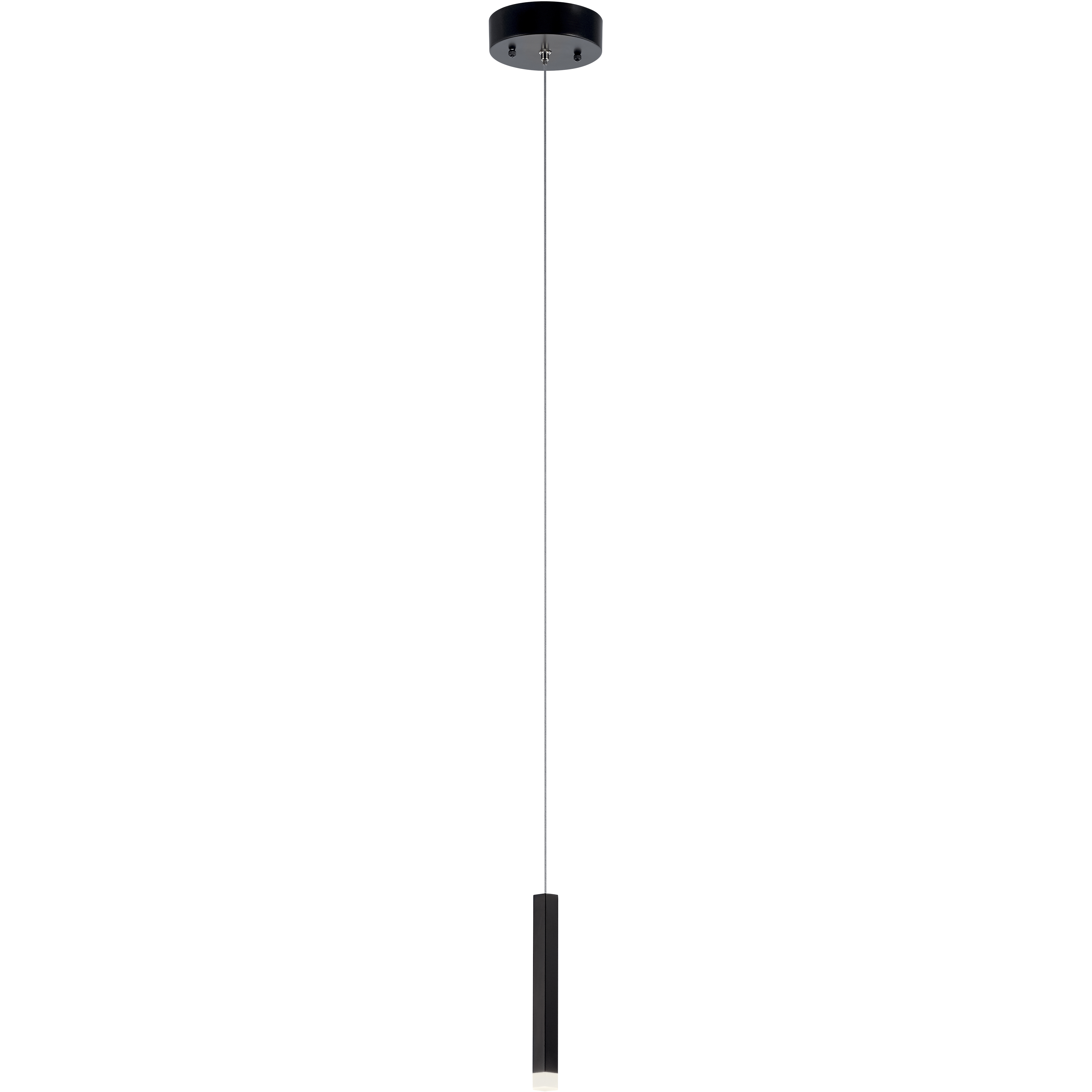 Soho LED 1.25 inch Black Mini Pendant Ceiling Light