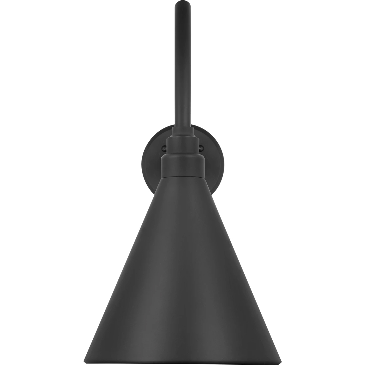 Thomas O'Brien Academy Barn Light LED 19.25 inch Matte Black Flynn Barn Light in 9" Matte Black Conical Savannah Shade