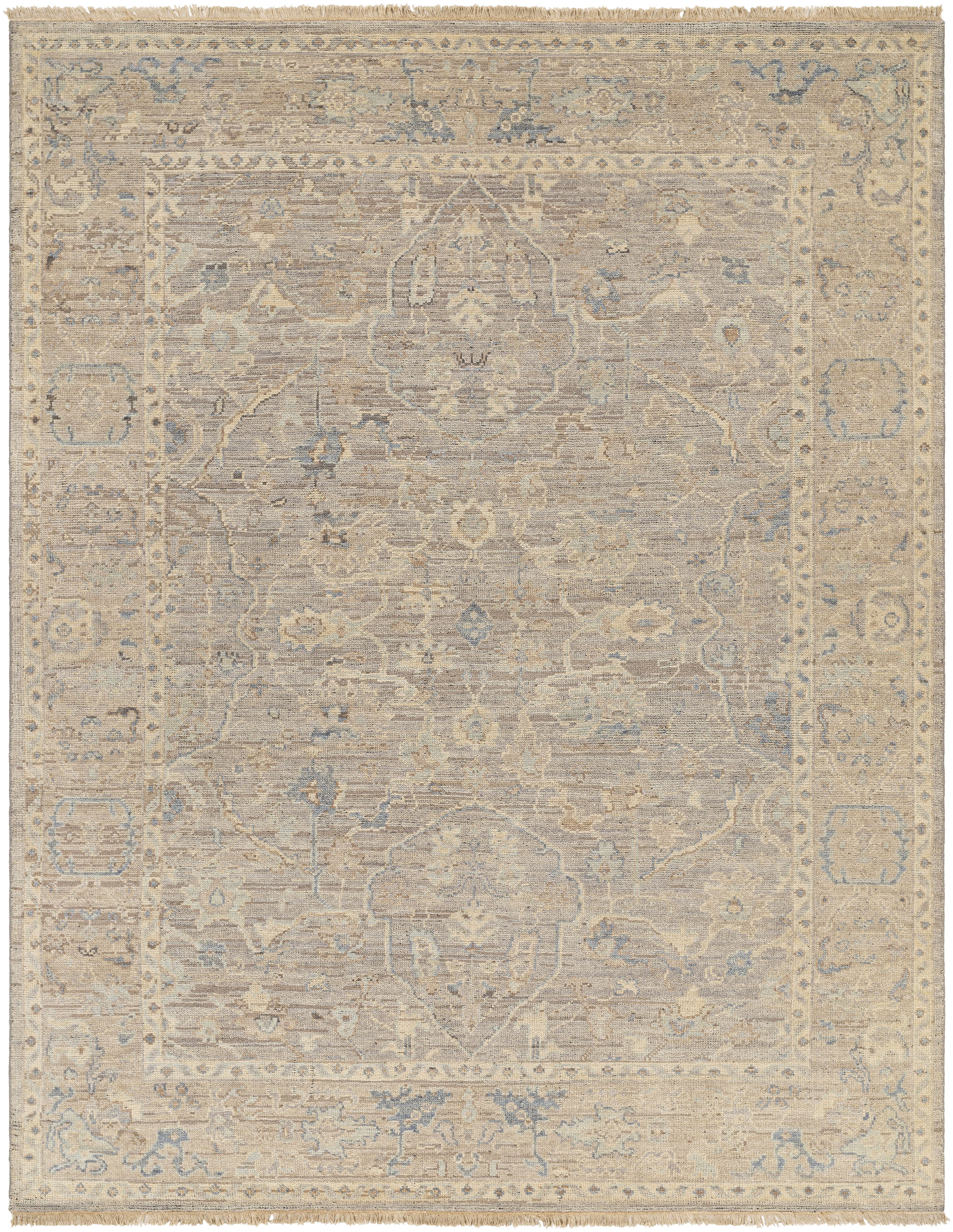Reign 120 X 96 inch Light Gray Rug, Rectangle