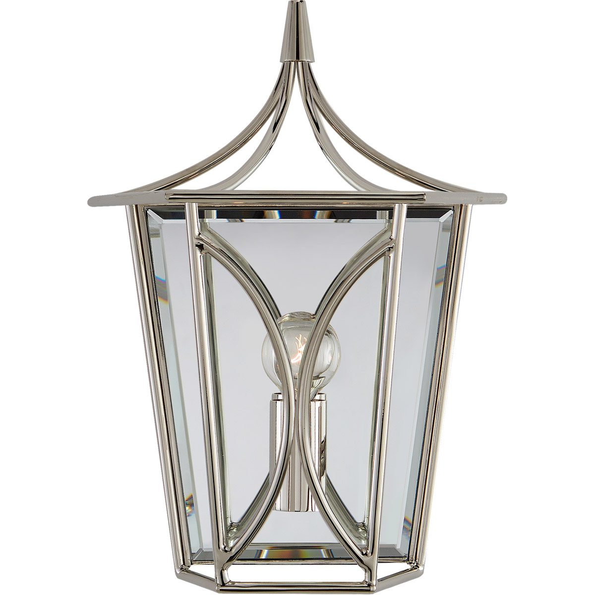 kate spade new york Cavanagh 1 Light 8.5 inch Polished Nickel Lantern Sconce Wall Light
