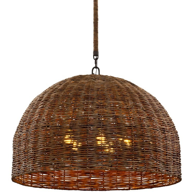 Huxley 5 Light 33.75 inch Tidepool Bronze Chandelier Ceiling Light