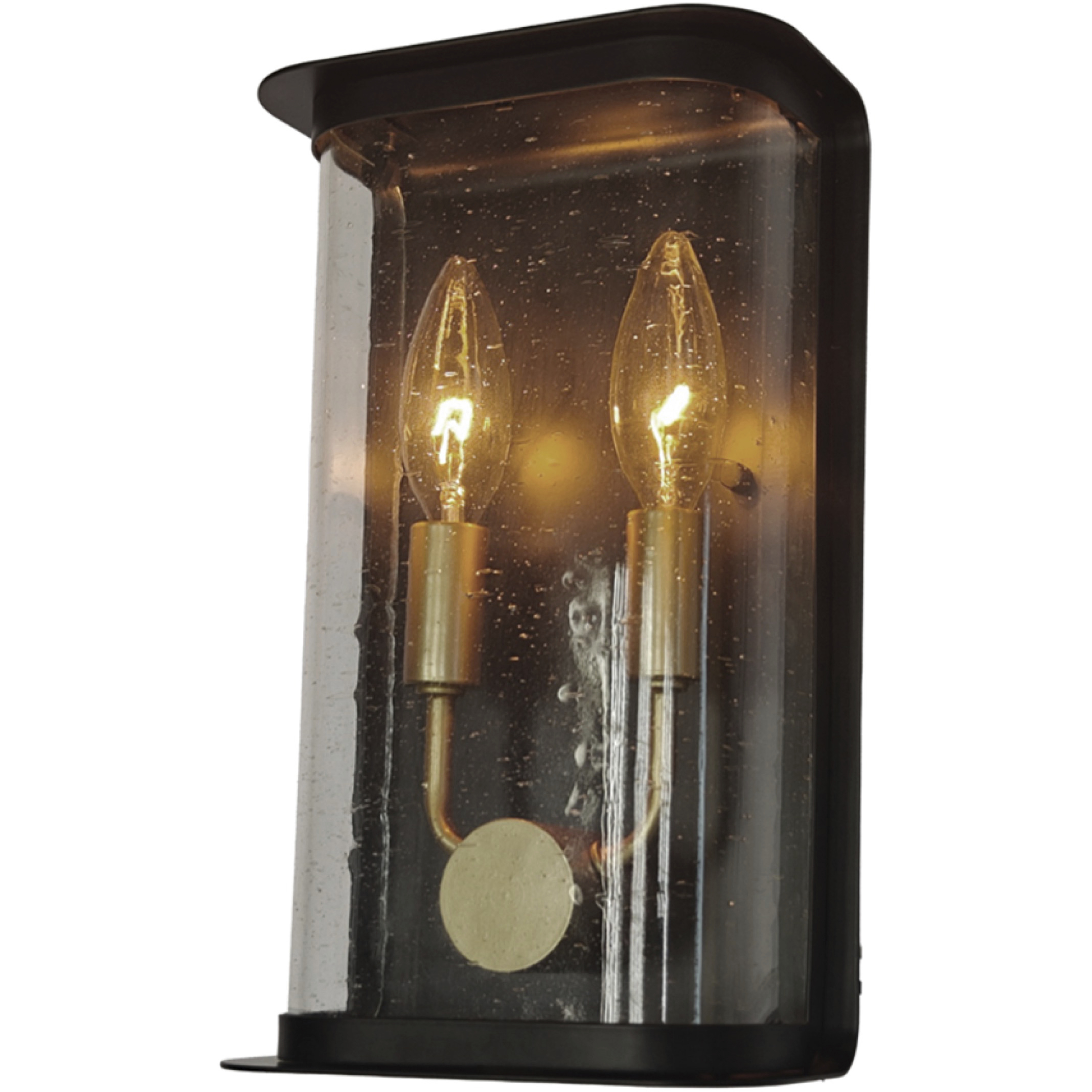 Stonegate 2 Light 10.5 inch Black Outdoor Wall Sconce