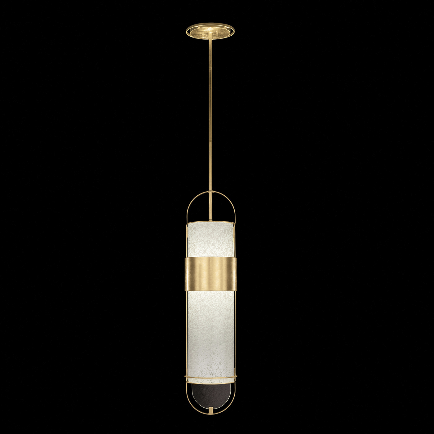 Bond LED 8 inch Gold Pendant Ceiling Light