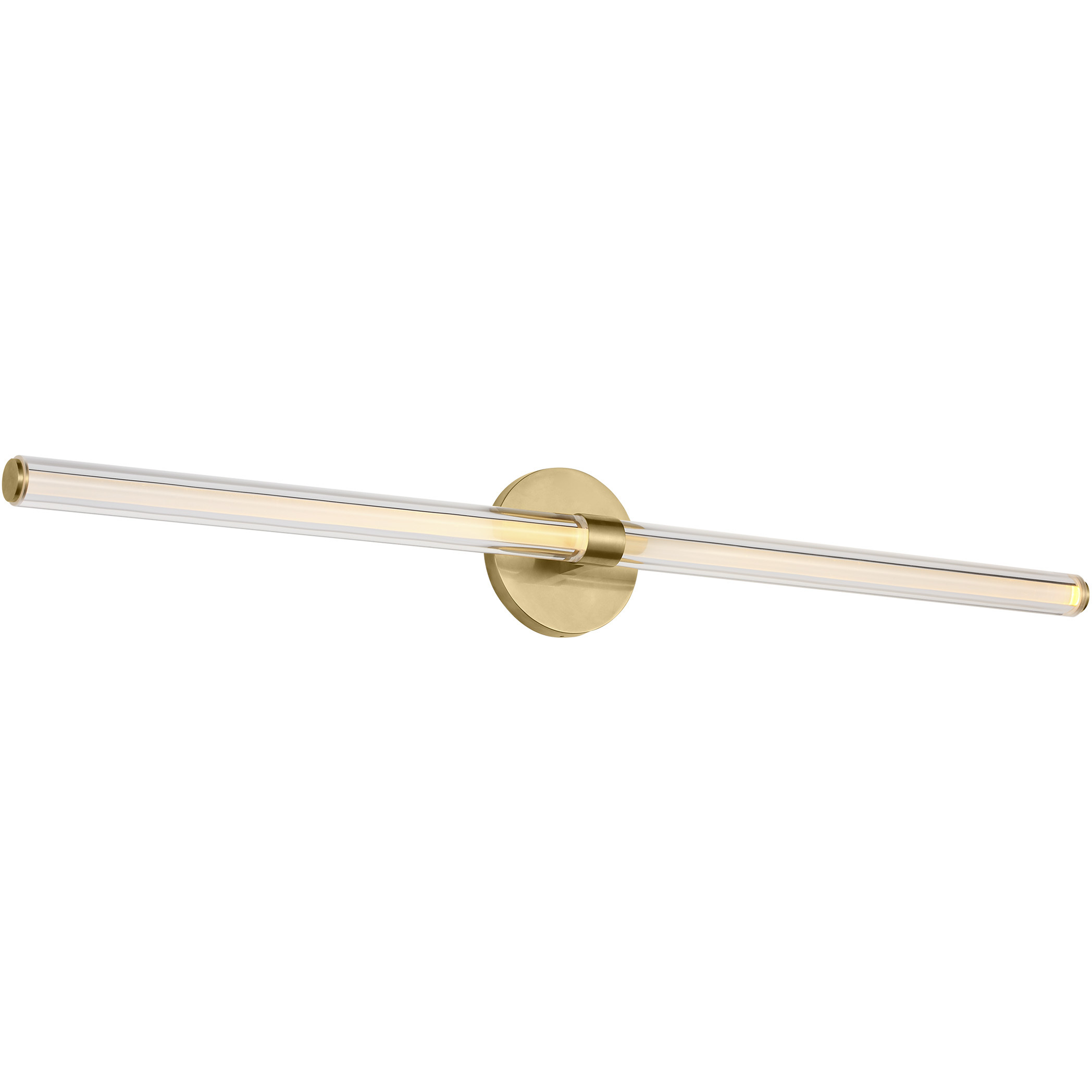 Sean Lavin Reiya Round LED 36 inch Hand-Rubbed Antique Brass Vanity Light Wall Light