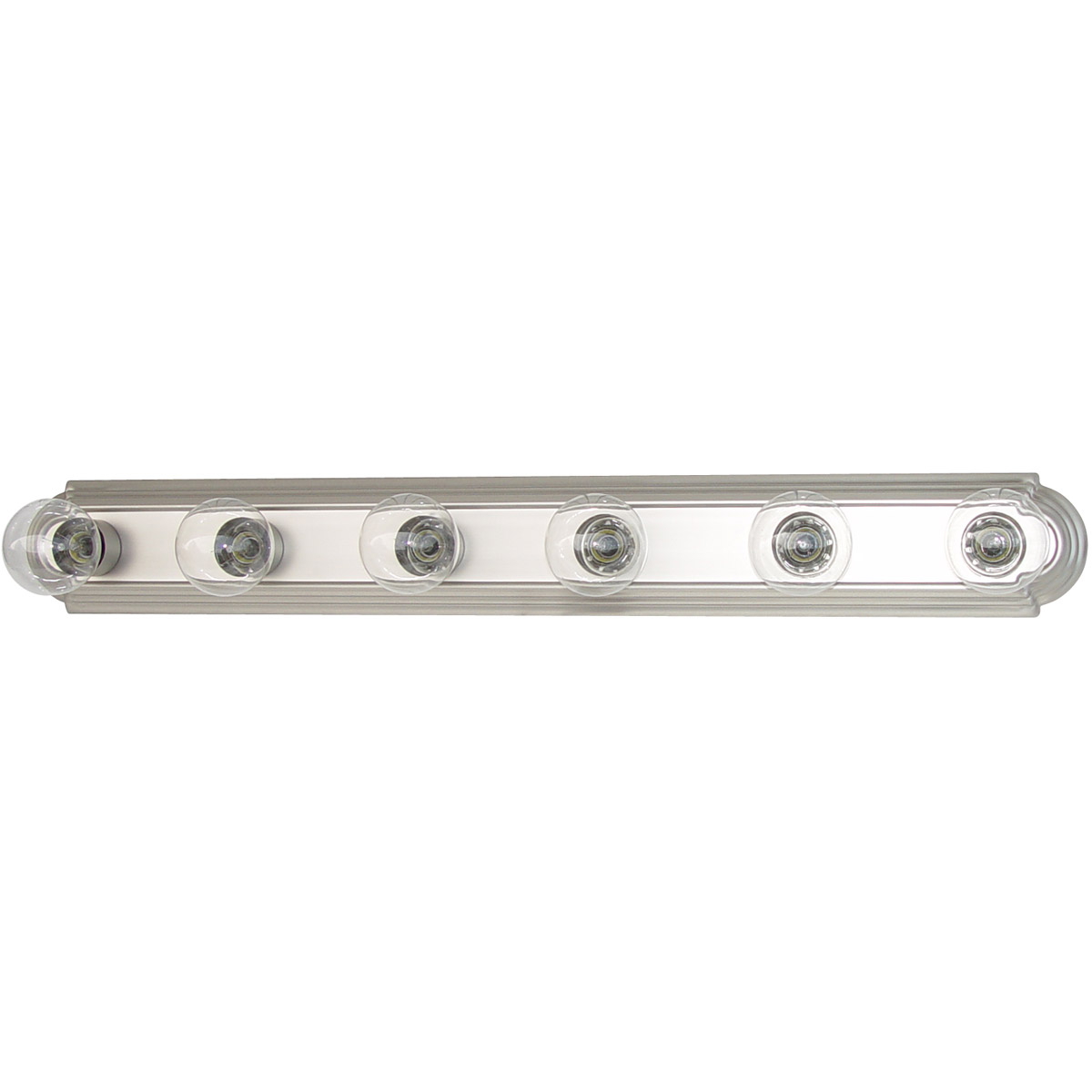 Alice 6 Light 36 inch Matte Nickel Vanity Light Wall Light