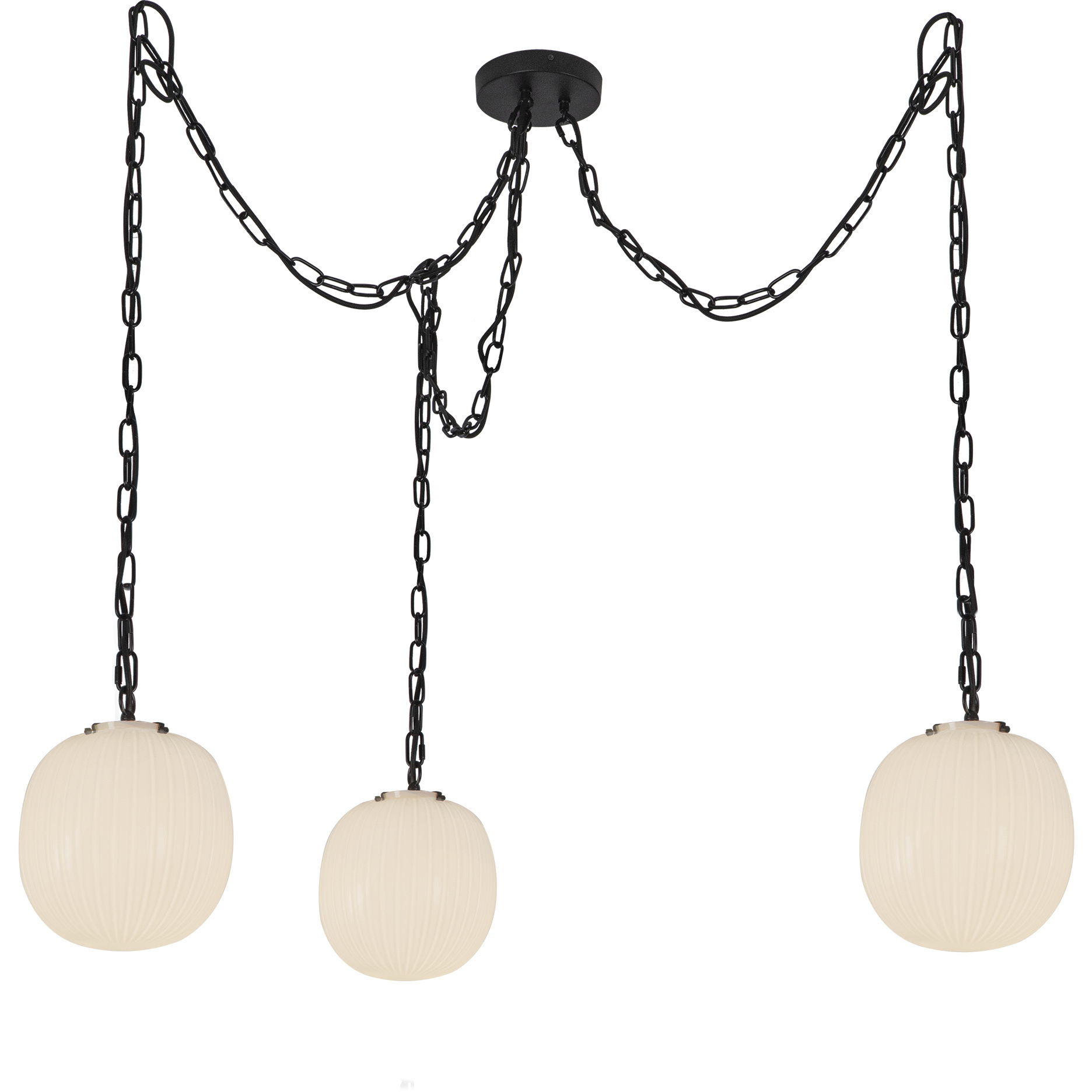 Alora Mood Cherise 3 Light 11.88 inch Matte Black Pendant Ceiling Light