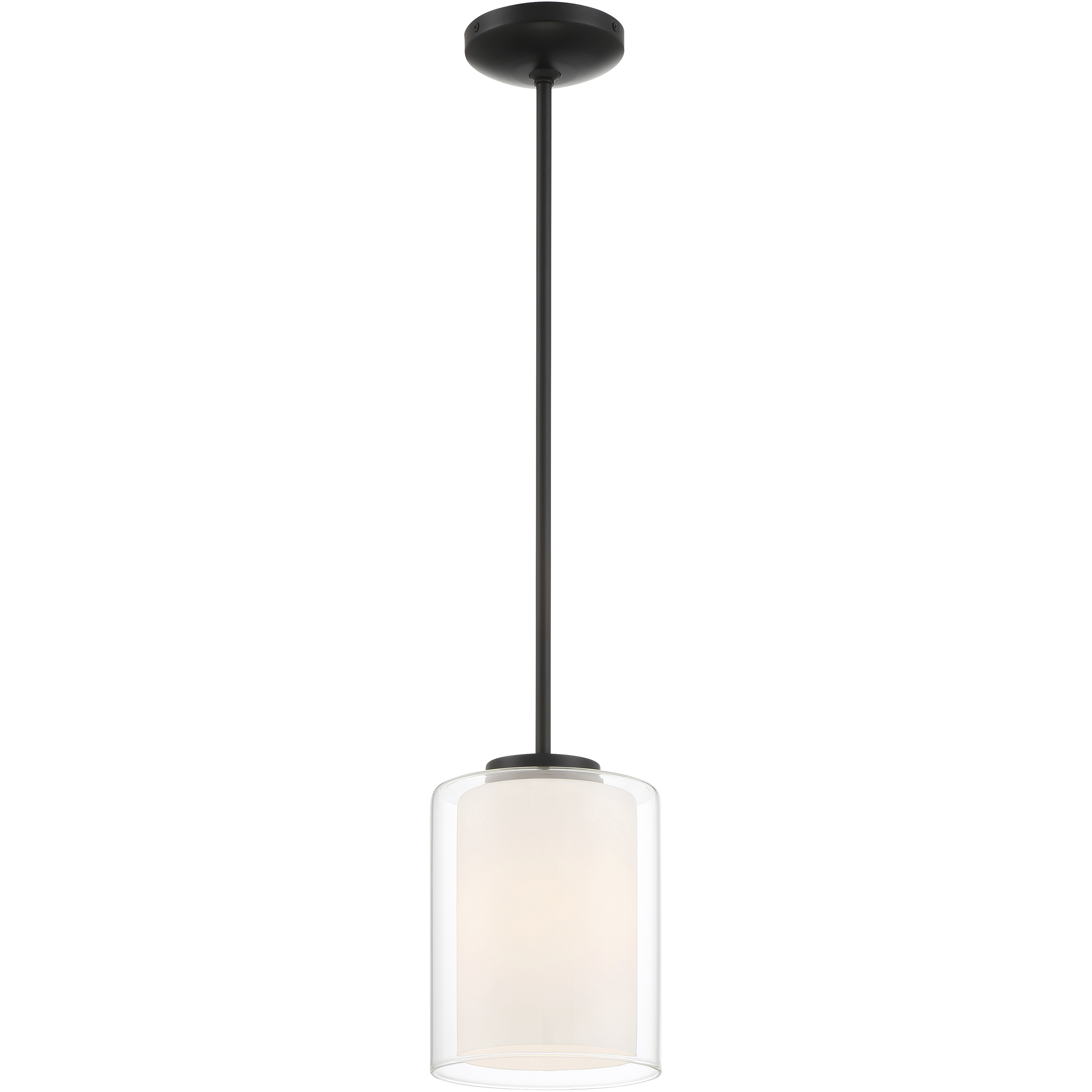 Seville 7 inch Matte Black Pendant Ceiling Light