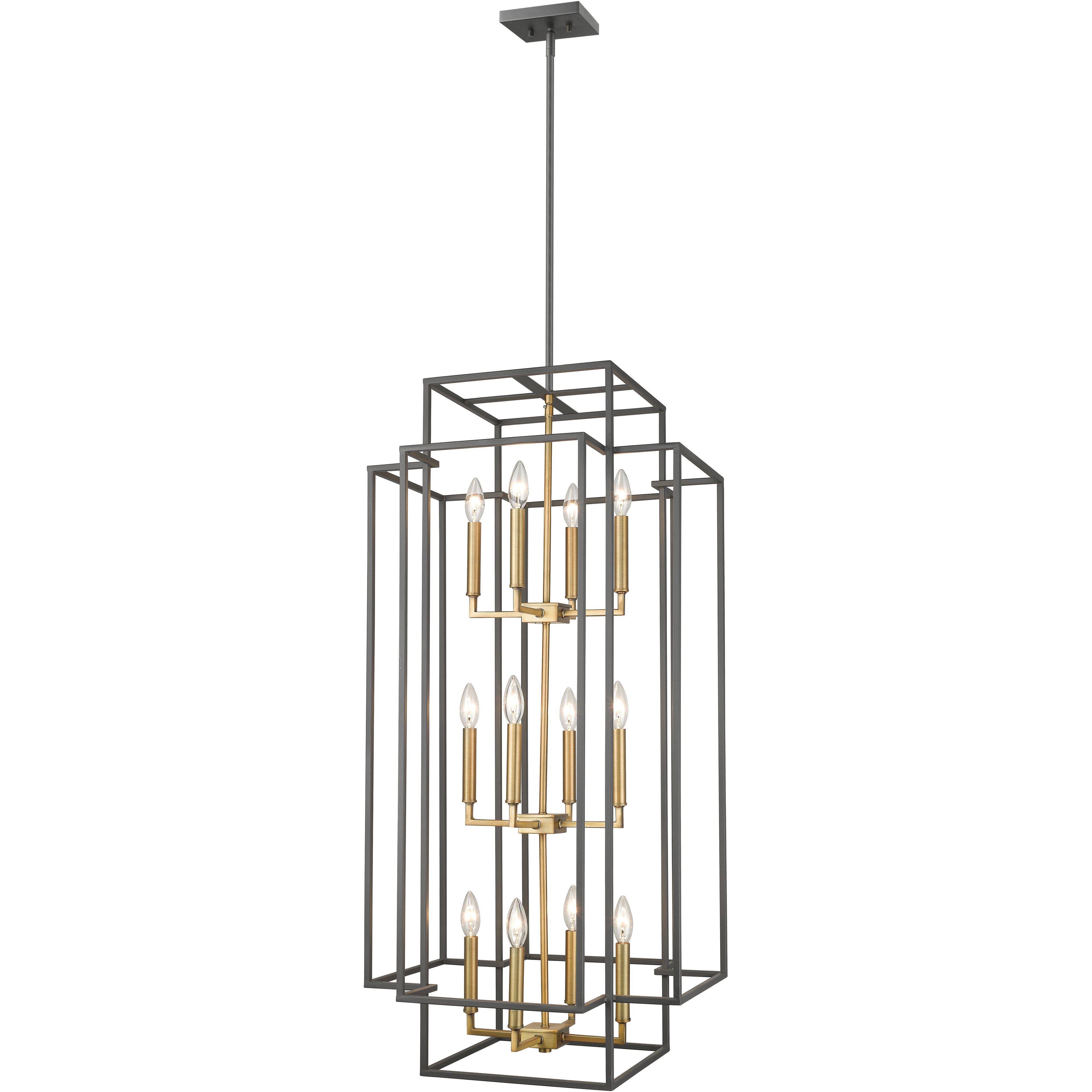 Titania 12 Light 20 inch Bronze and Olde Brass Chandelier Ceiling Light