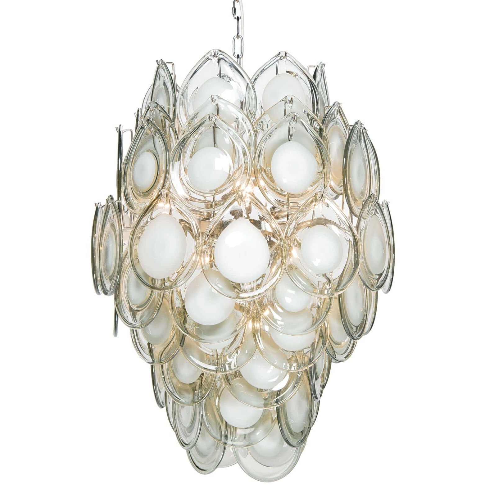 Diva 8 Light 22.5 inch Grey Chandelier Ceiling Light